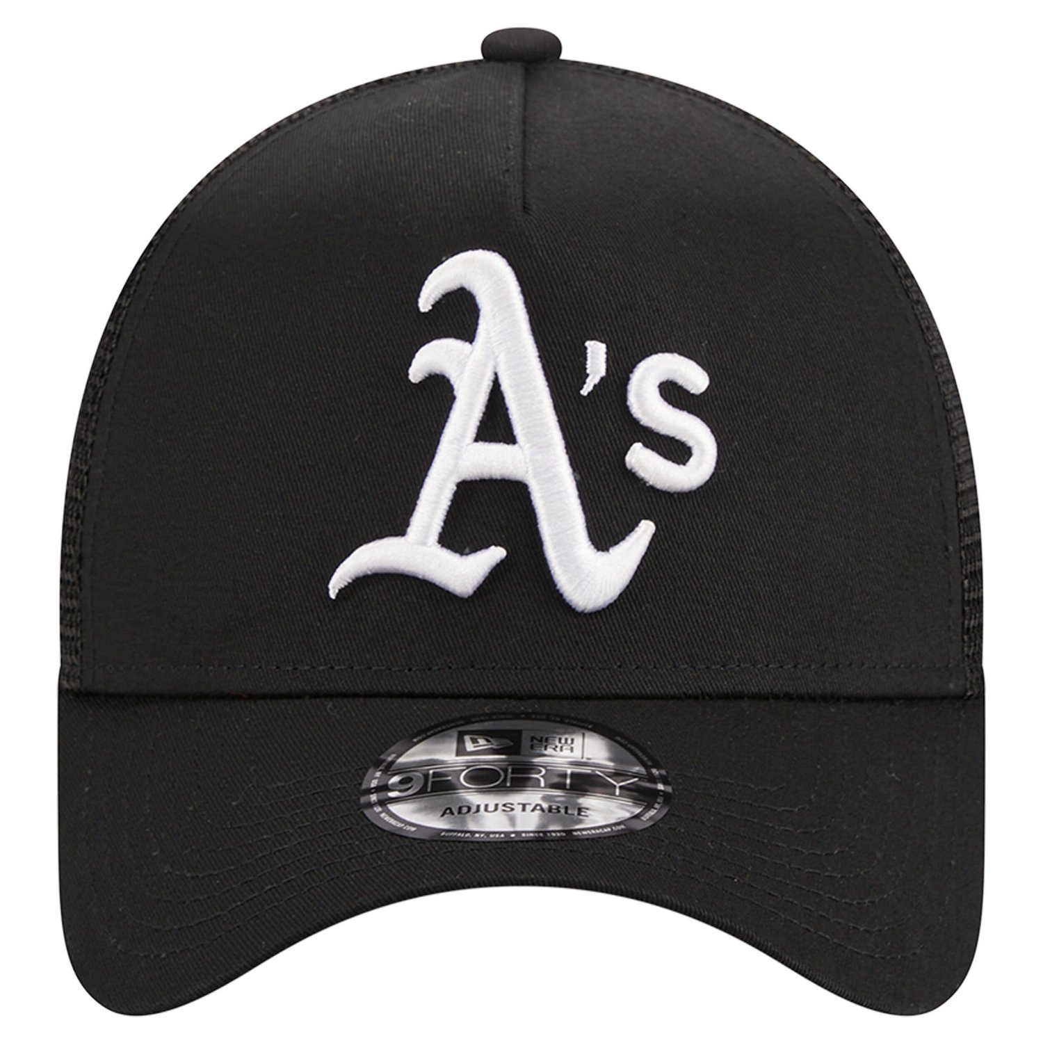 New Era Athletics A-Frame 9FORTY Trucker Adjustable Hat - view number 2