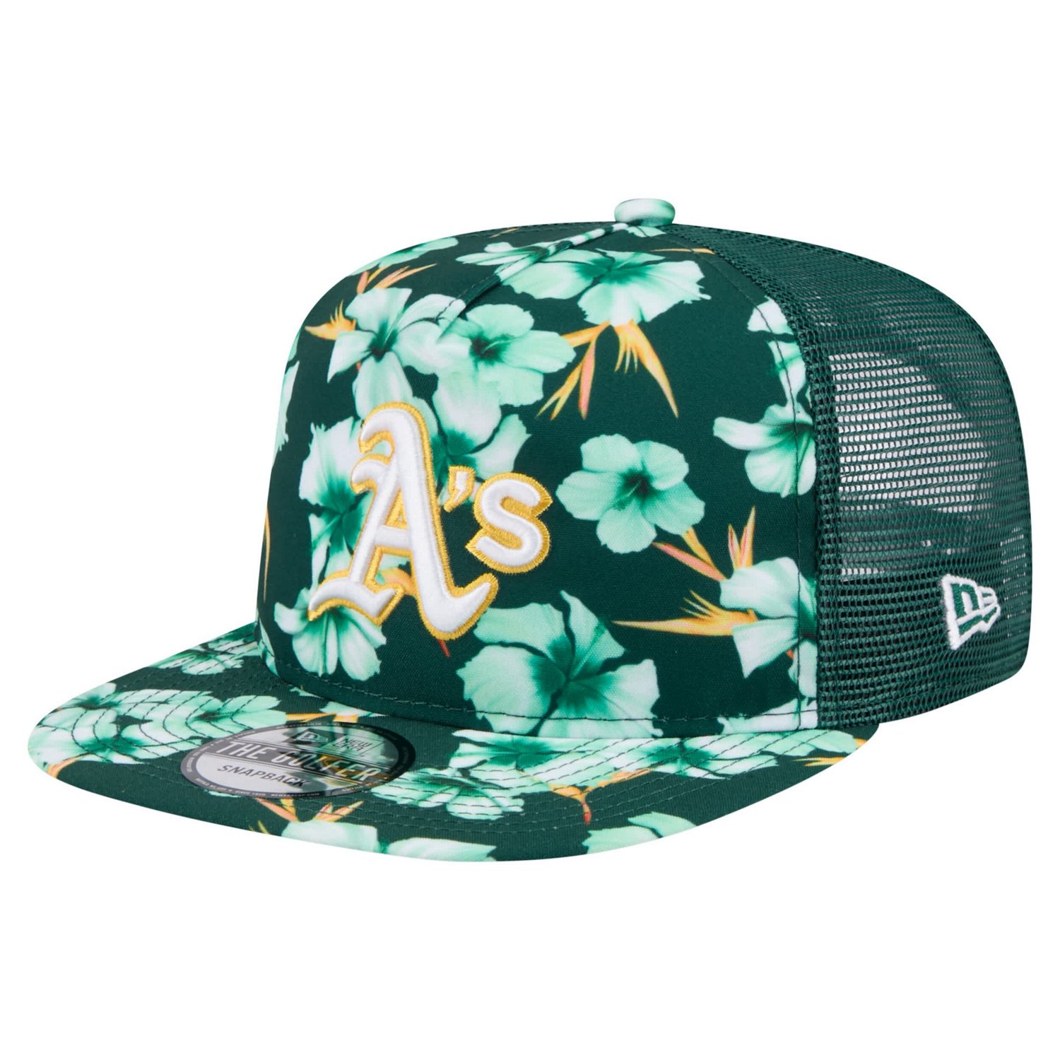 New Era Athletics Adventure Pattern Golfer Trucker Snapback Hat - view number 1