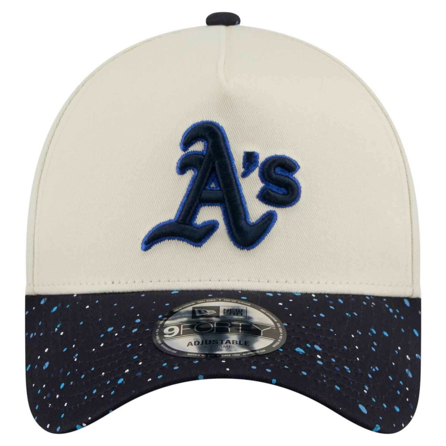 New Era Athletics Speckle A-Frame 9FORTY Adjustable Hat - view number 2