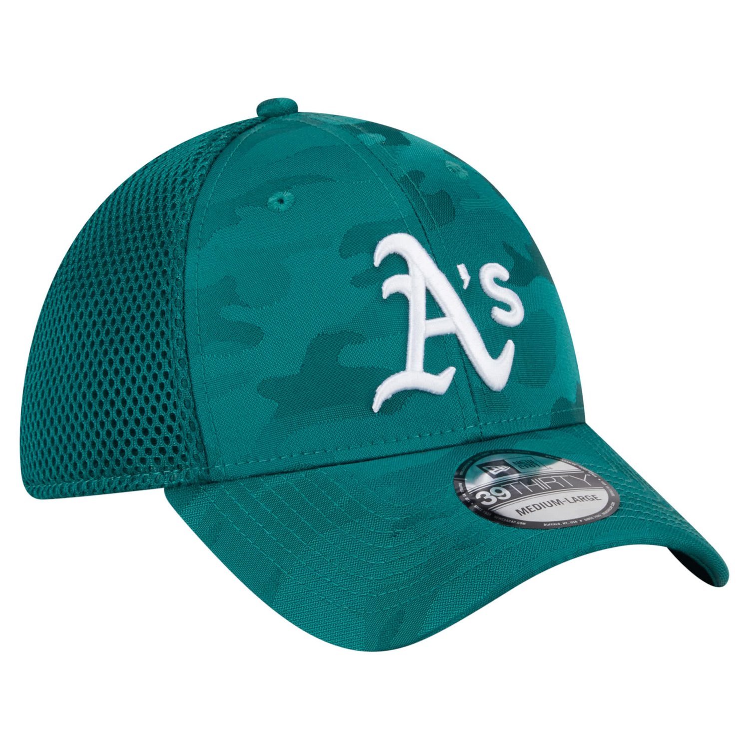 New Era Athletics Subtle Camo 39THIRTY Flex Hat - view number 3