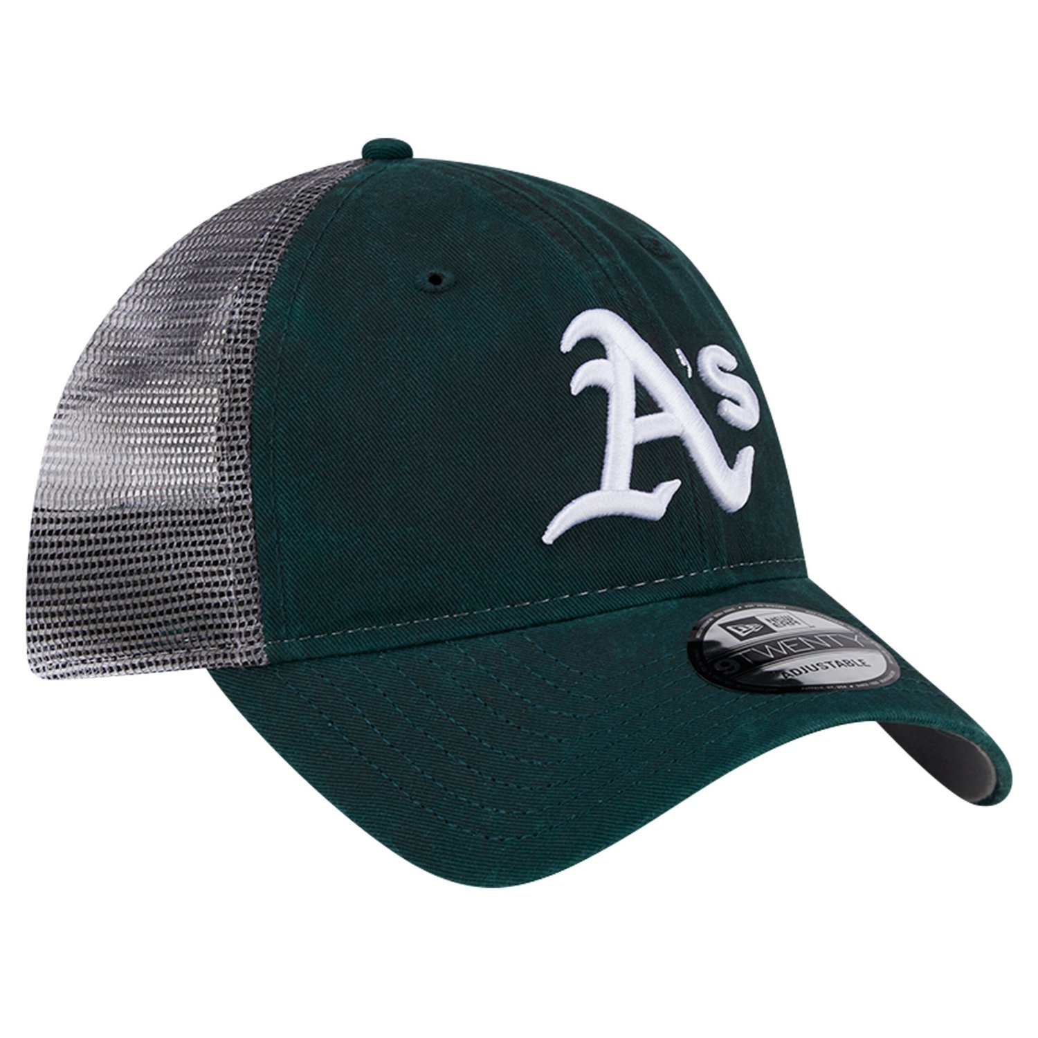 New Era Athletics Team Slick Trucker 9TWENTY Adjustable Hat - view number 3