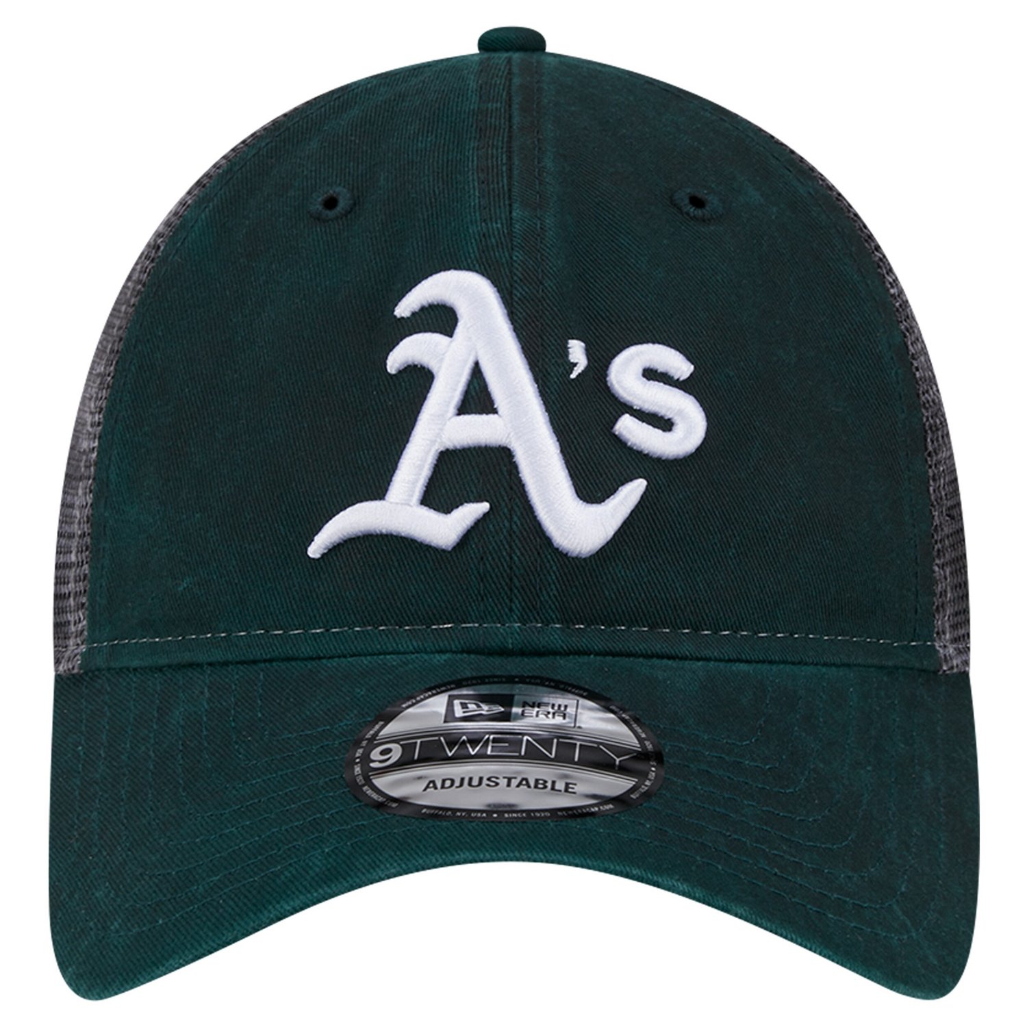 New Era Athletics Team Slick Trucker 9TWENTY Adjustable Hat - view number 2