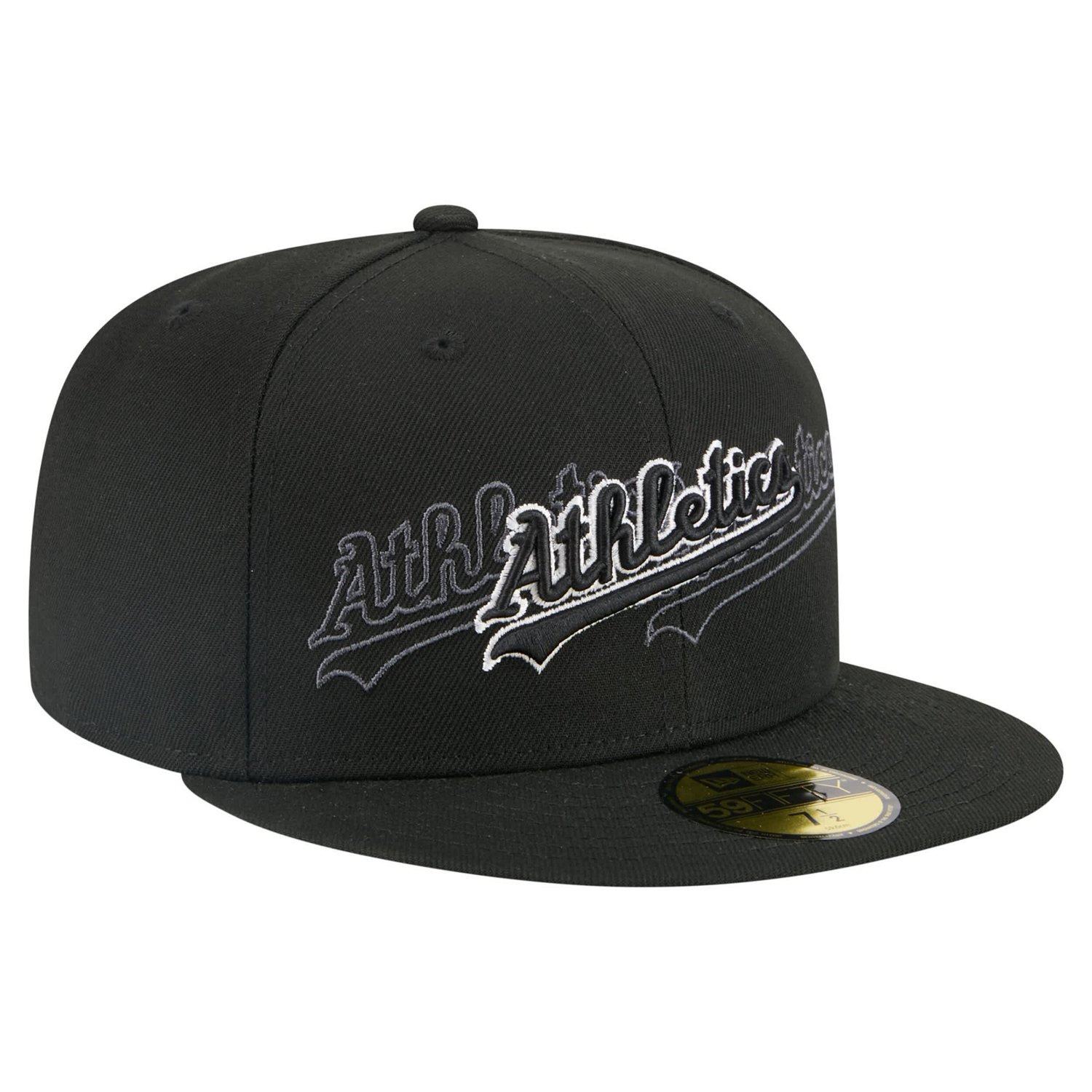 New Era Athletics Tri-Hit 59FIFTY Fitted Hat - view number 3