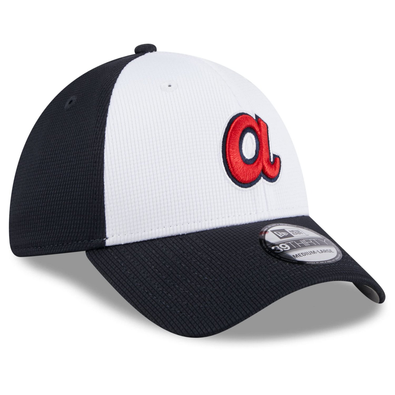 New Era Atlanta Braves 2024 Batting Practice 39THIRTY Flex Hat - view number 3