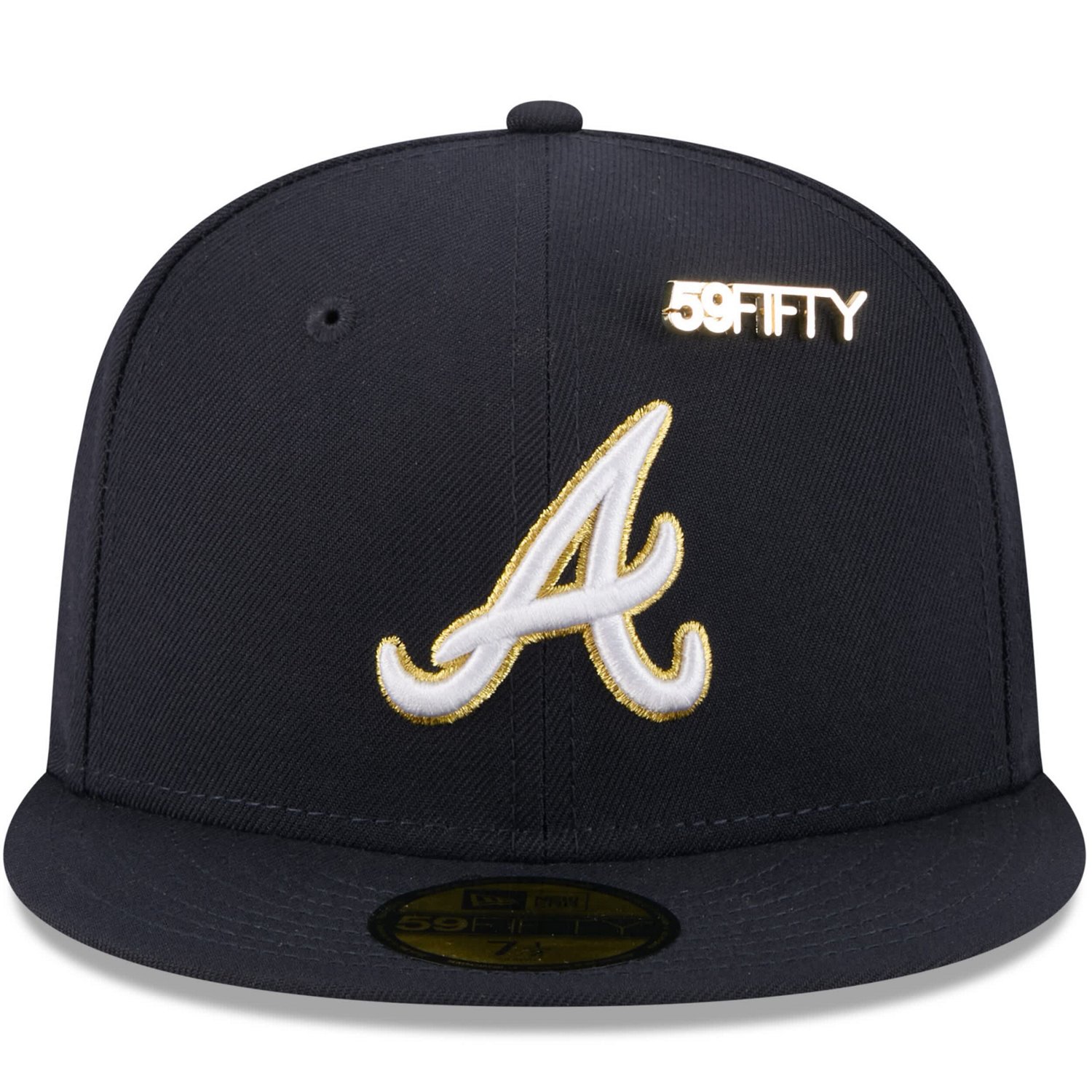New Era Atlanta Braves 2025 59FIFTY Day 59FIFTY Fitted Hat with Pins - view number 2