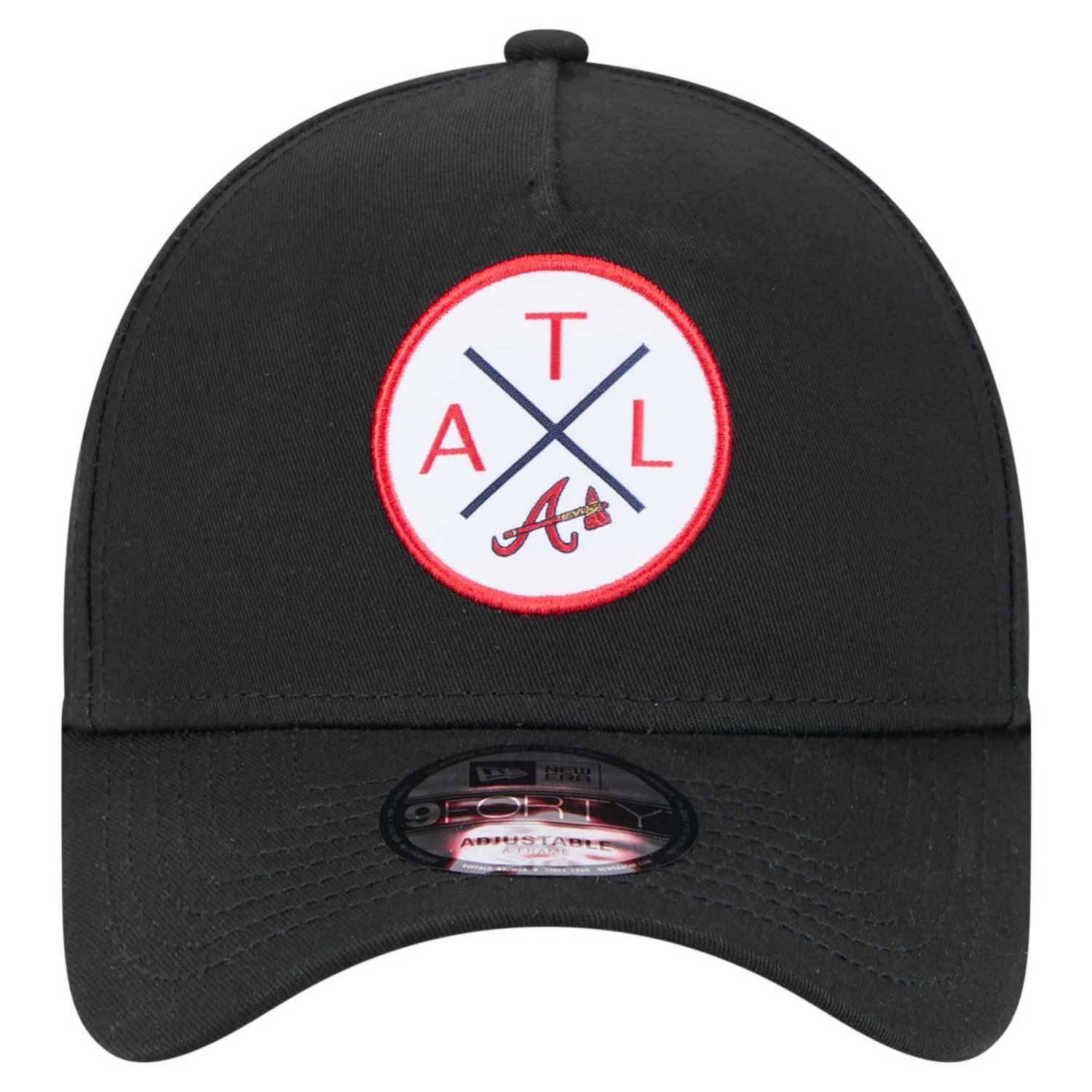 New Era Atlanta Braves 9FORTY A-Frame Adjustable Hat                                                                             - view number 2