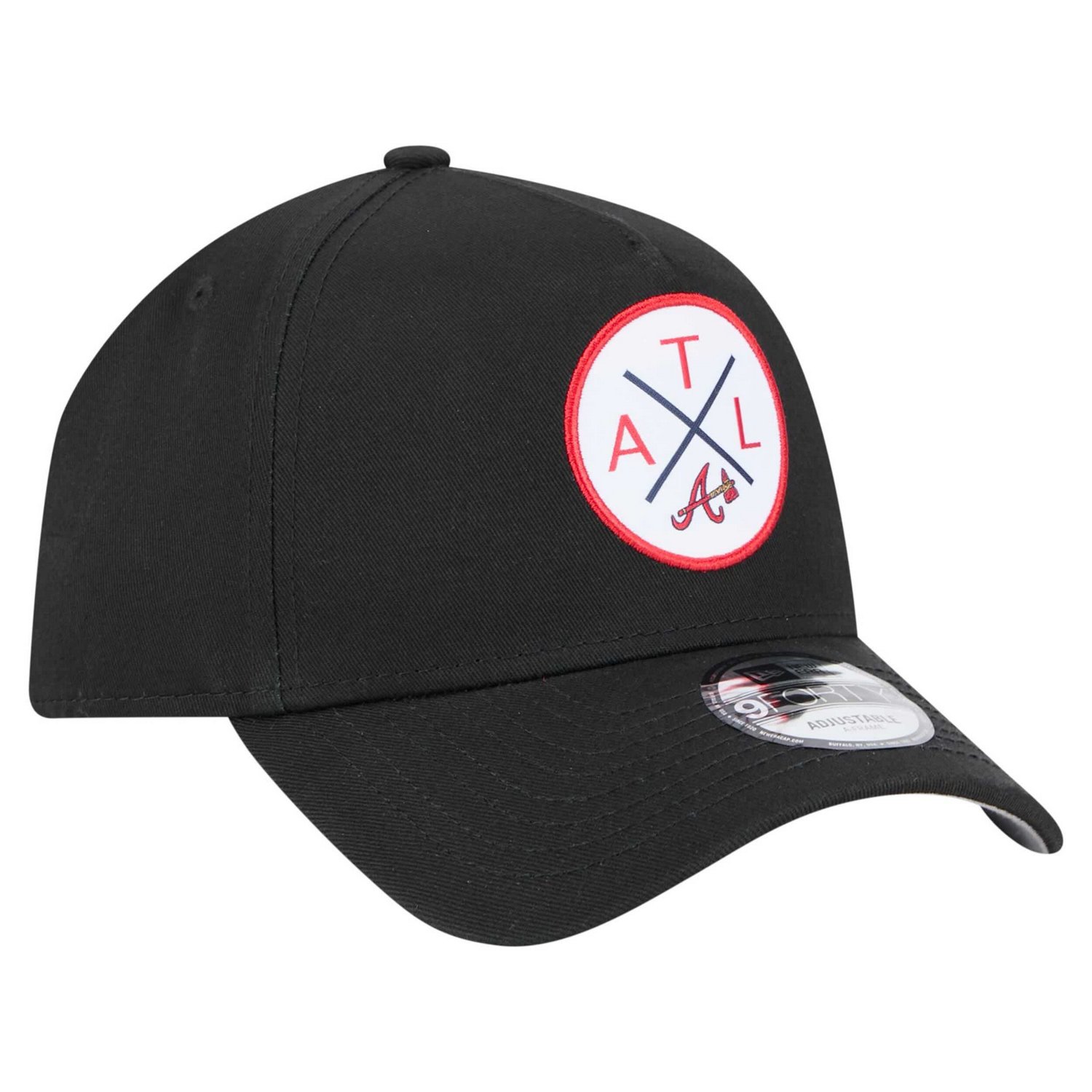 New Era Atlanta Braves 9FORTY A-Frame Adjustable Hat                                                                             - view number 3