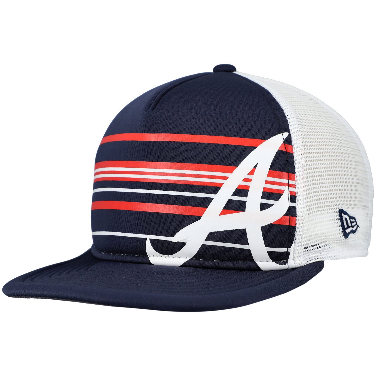 New Era Atlanta Braves A-Frame Trucker 9FIFTY Snapback Hat