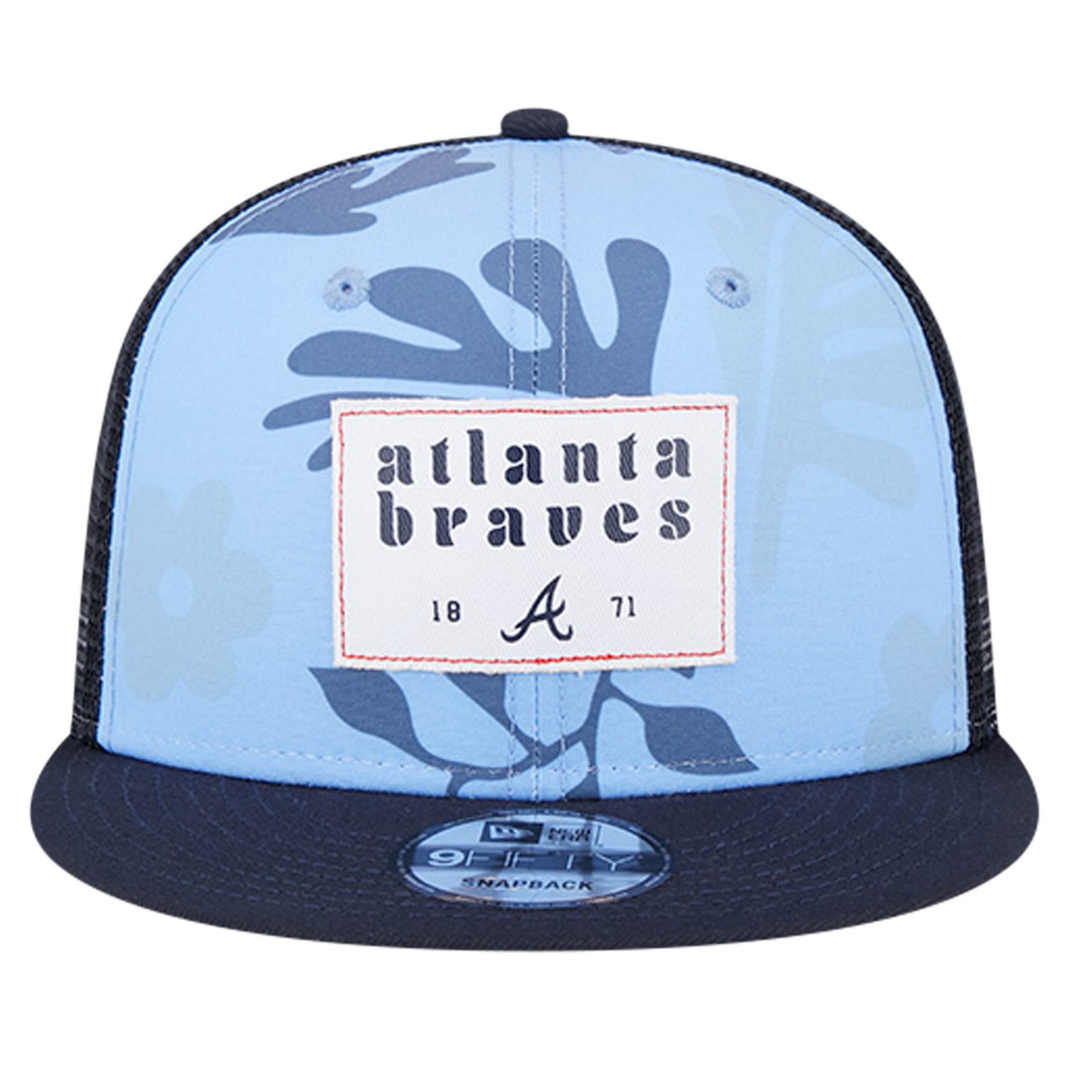 New Era Atlanta Braves Bikini Bottom Trucker 9FIFTY Snapback Hat - view number 2