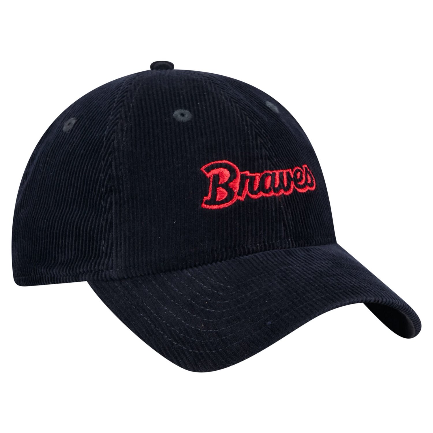 New Era Atlanta Braves Corduroy 9TWENTY Adjustable Hat - view number 3
