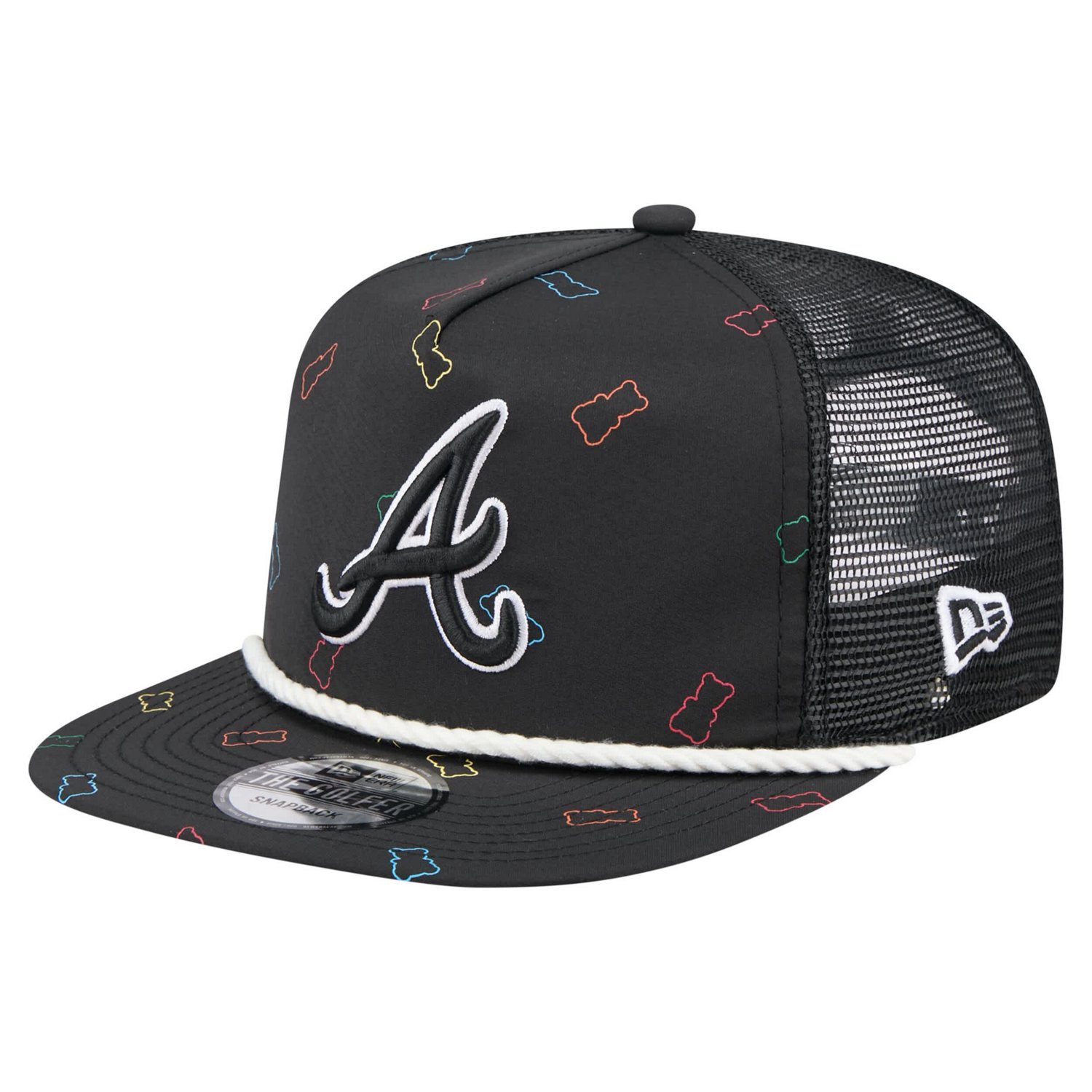 New Era Atlanta Braves Gummy Golfer Trucker Adjustable Hat