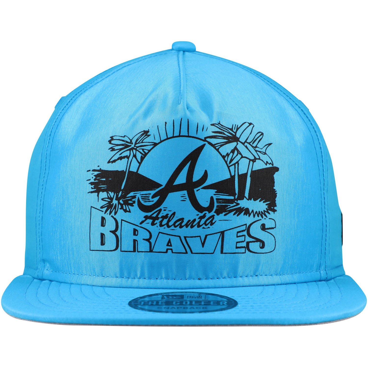 New Era Atlanta Braves Neon Golfer Snapback Hat