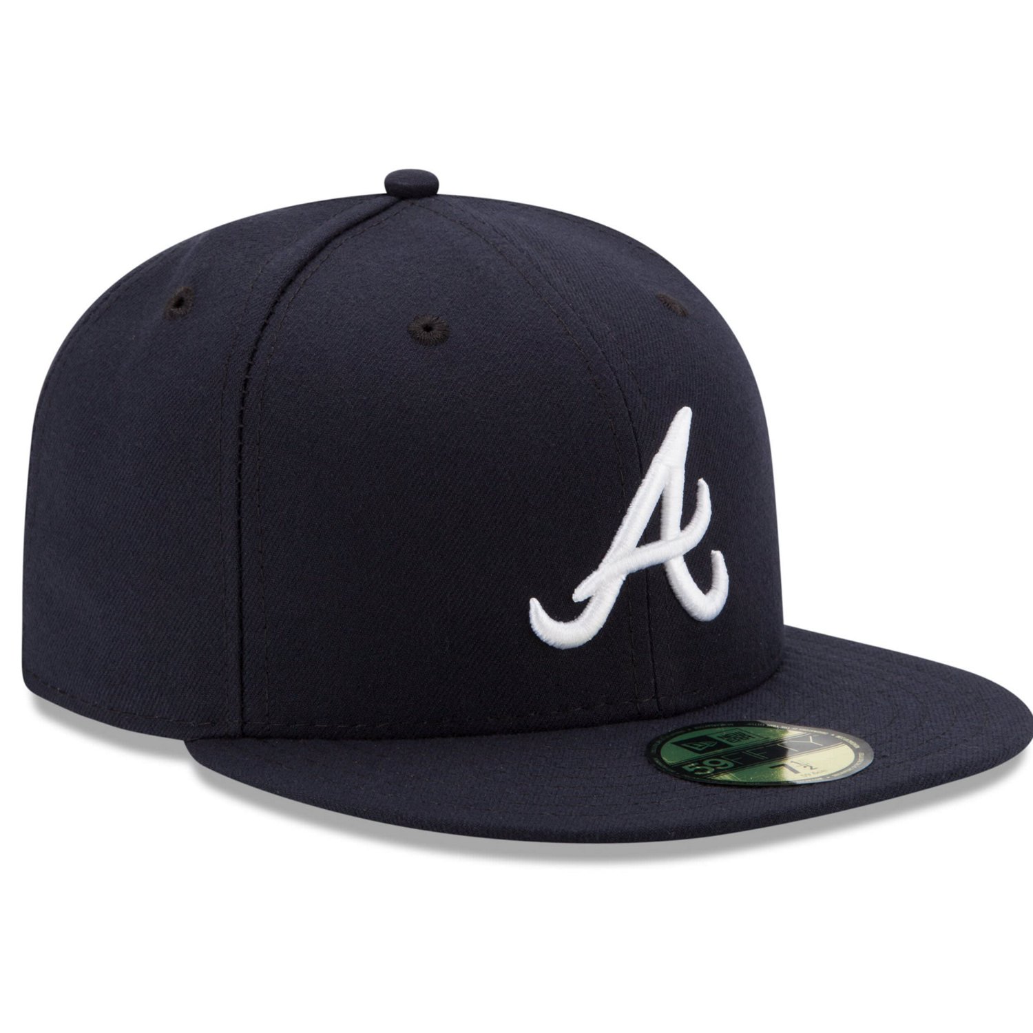 New Era Atlanta Braves Road Authentic Collection On-Field 59FIFTY Fitted Hat - view number 3