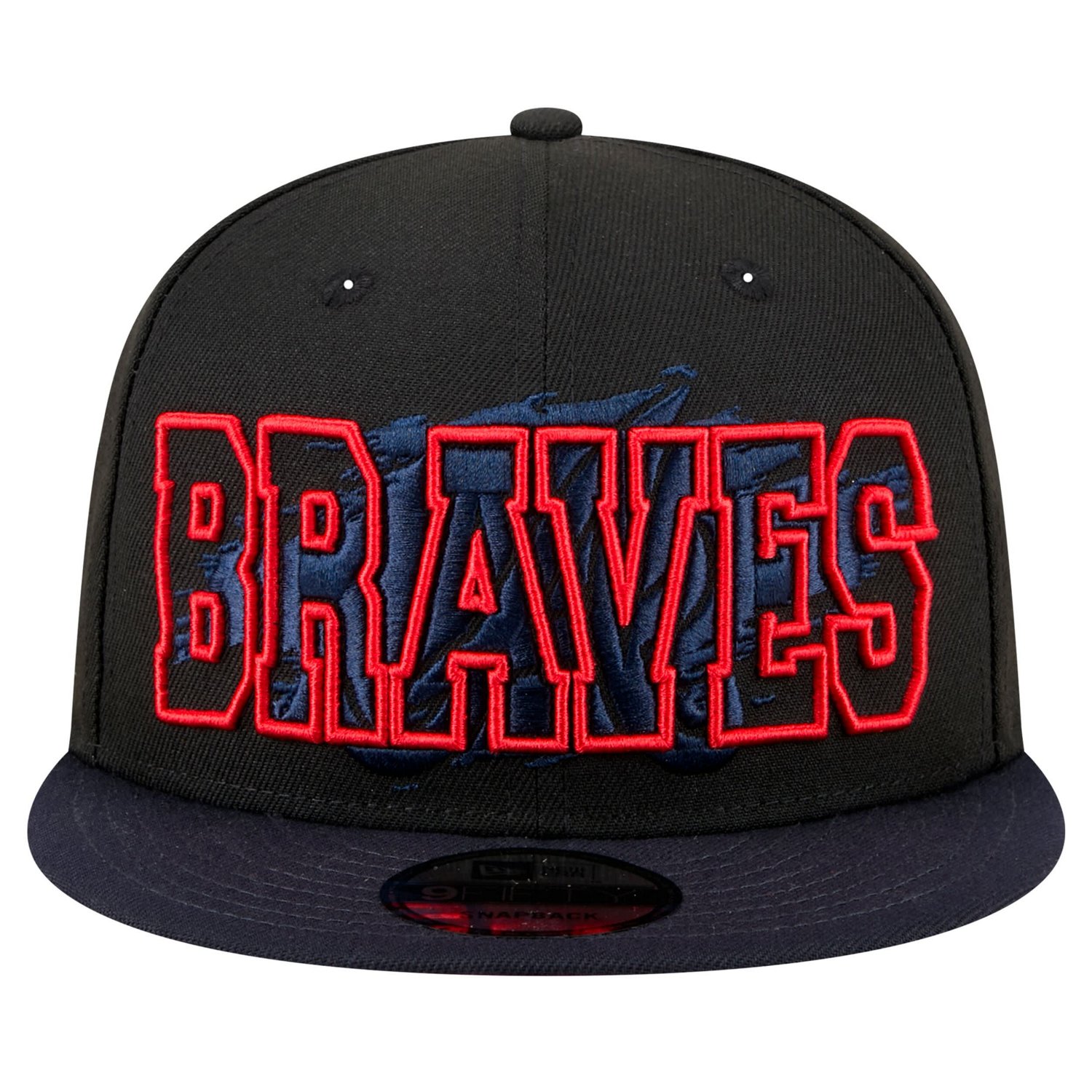 New Era Atlanta Braves Splatter 9FIFTY Snapback Hat - view number 2