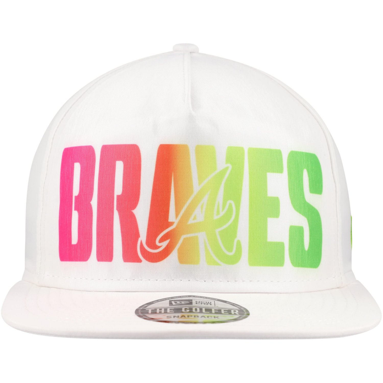 New Era Atlanta Braves Spring Spectrum Golfer Snapback Hat                                                                       - view number 2