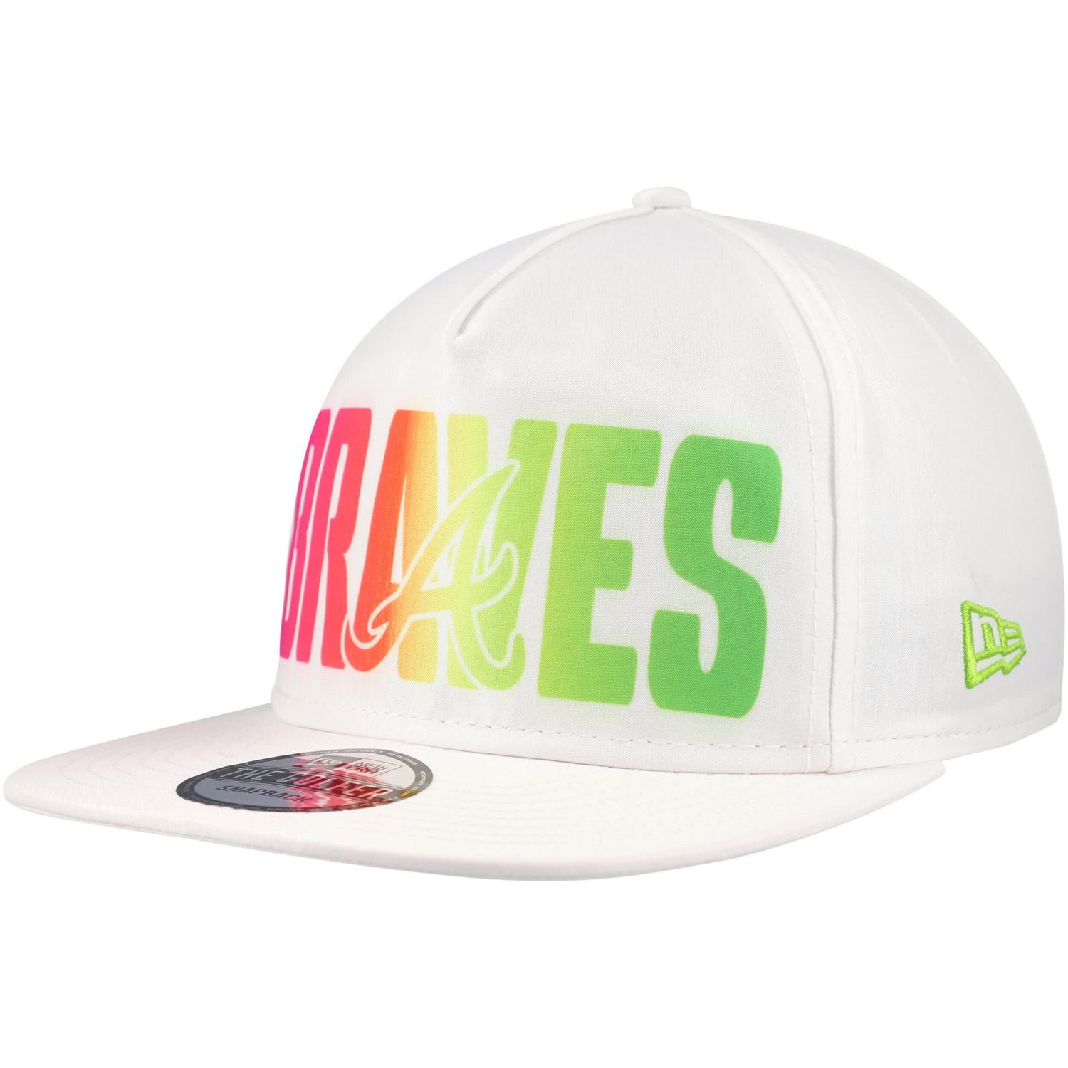 New Era Atlanta Braves Spring Spectrum Golfer Snapback Hat                                                                       - view number 1