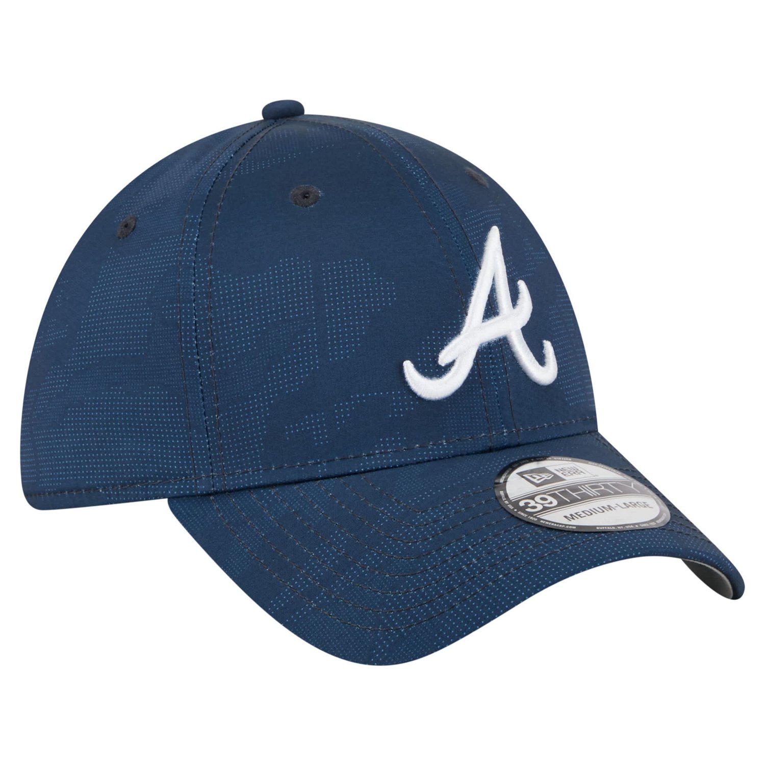 New Era Atlanta Braves Tonal Camo 39THIRTY Flex Hat - view number 3