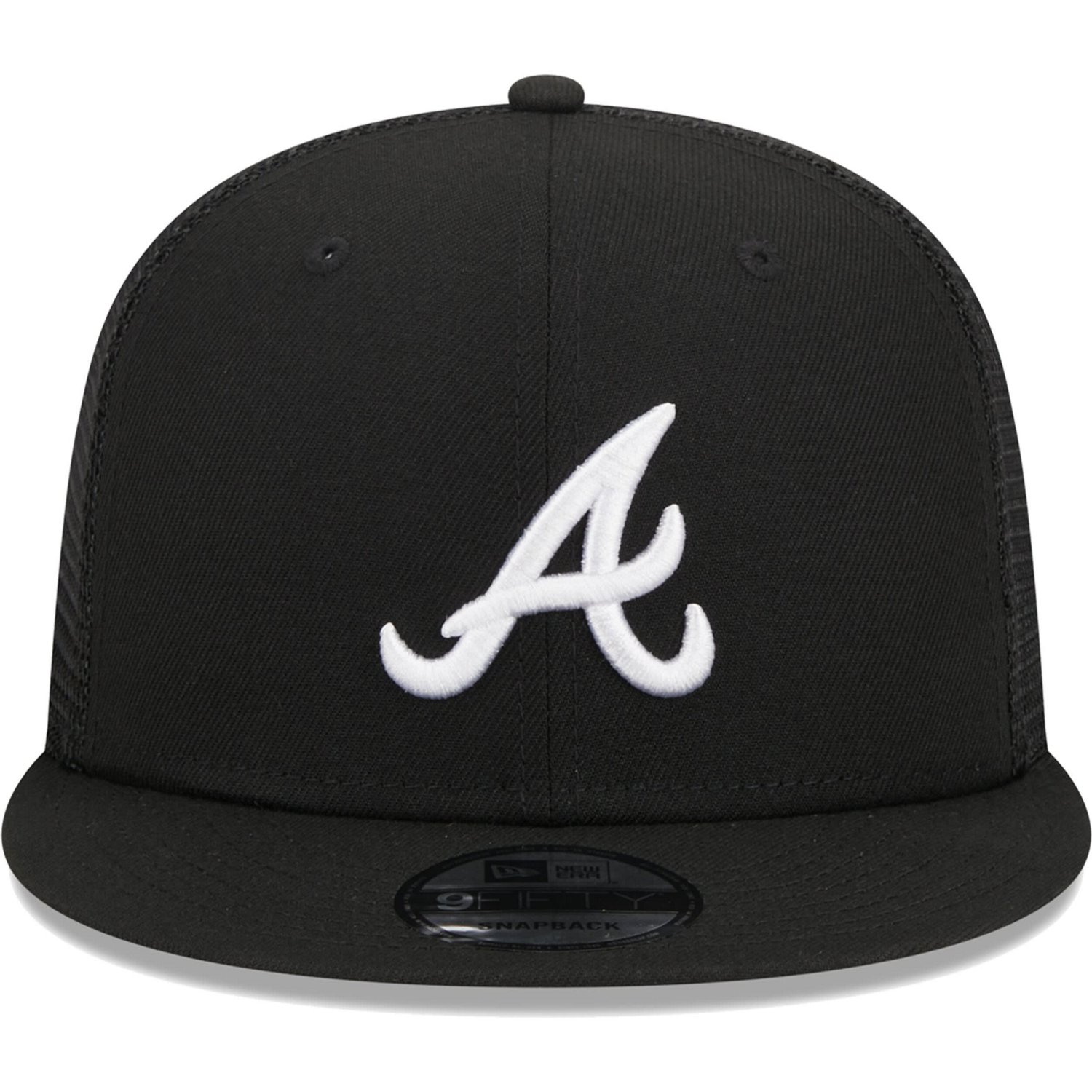 New Era Atlanta Braves Trucker 9FIFTY Snapback Hat - view number 2