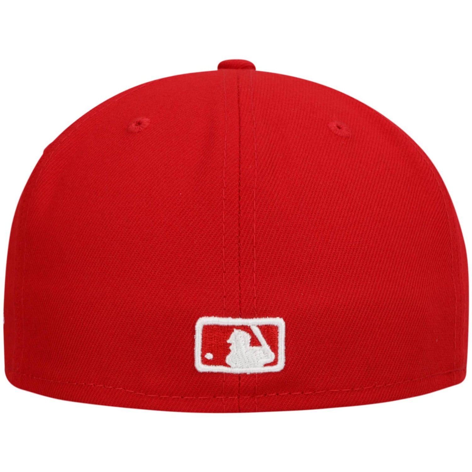 New Era Atlanta Braves White Logo 59FIFTY Fitted Hat                                                                             - view number 4