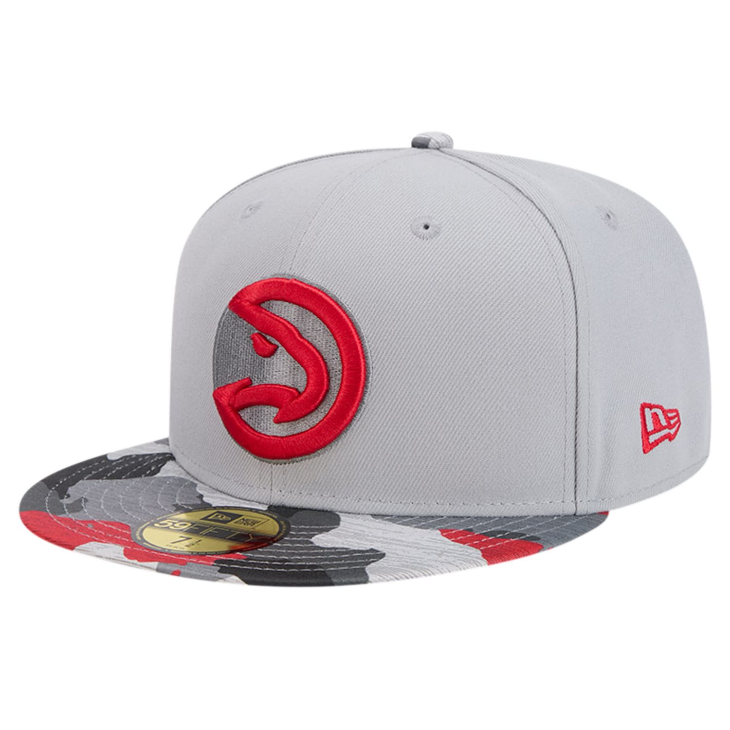 New Era Atlanta Hawks Active Color Camo Visor 59FIFTY Fitted Hat