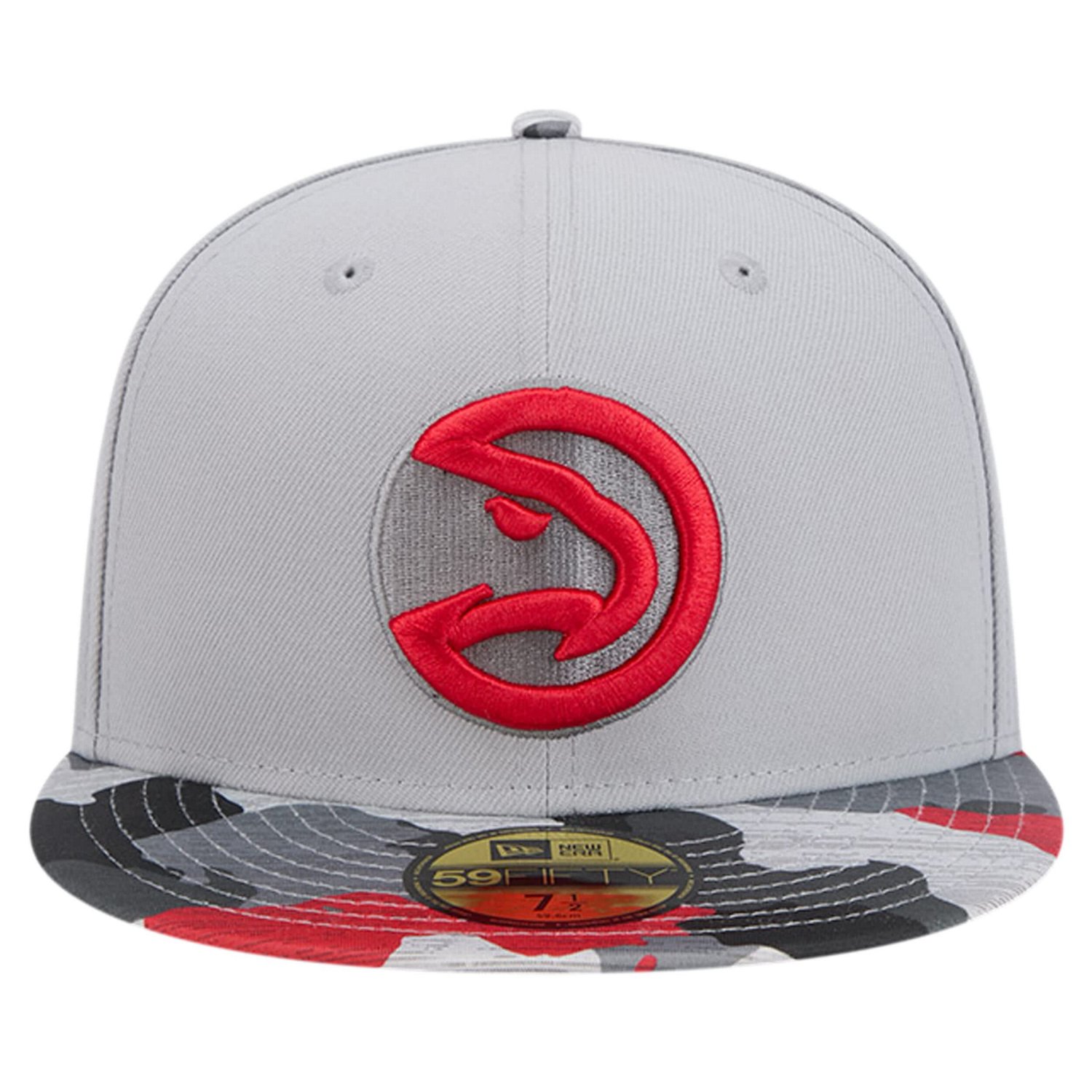 New Era Atlanta Hawks Active Color Camo Visor 59FIFTY Fitted Hat                                                                 - view number 2