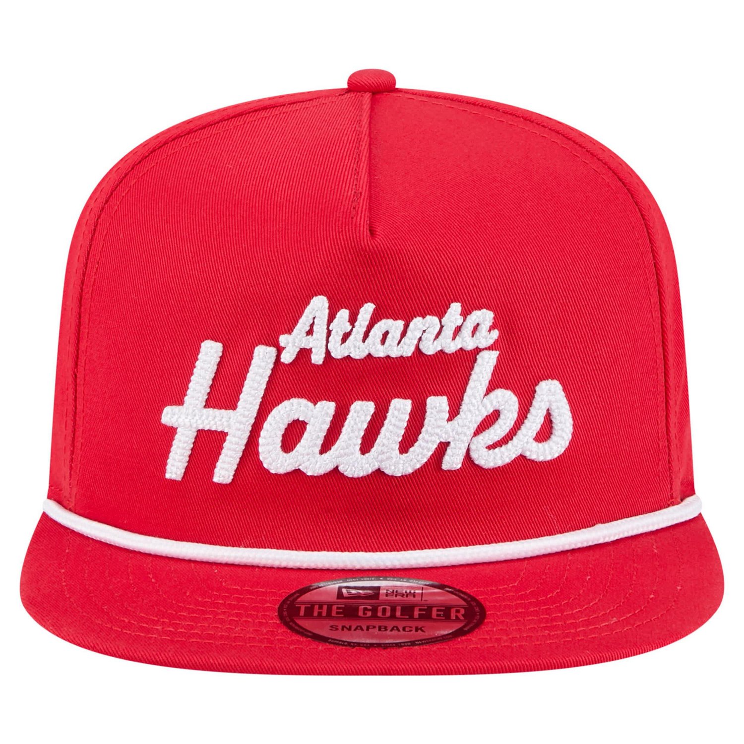 New Era Atlanta Hawks Team Text Golfer Snapback Hat - view number 2