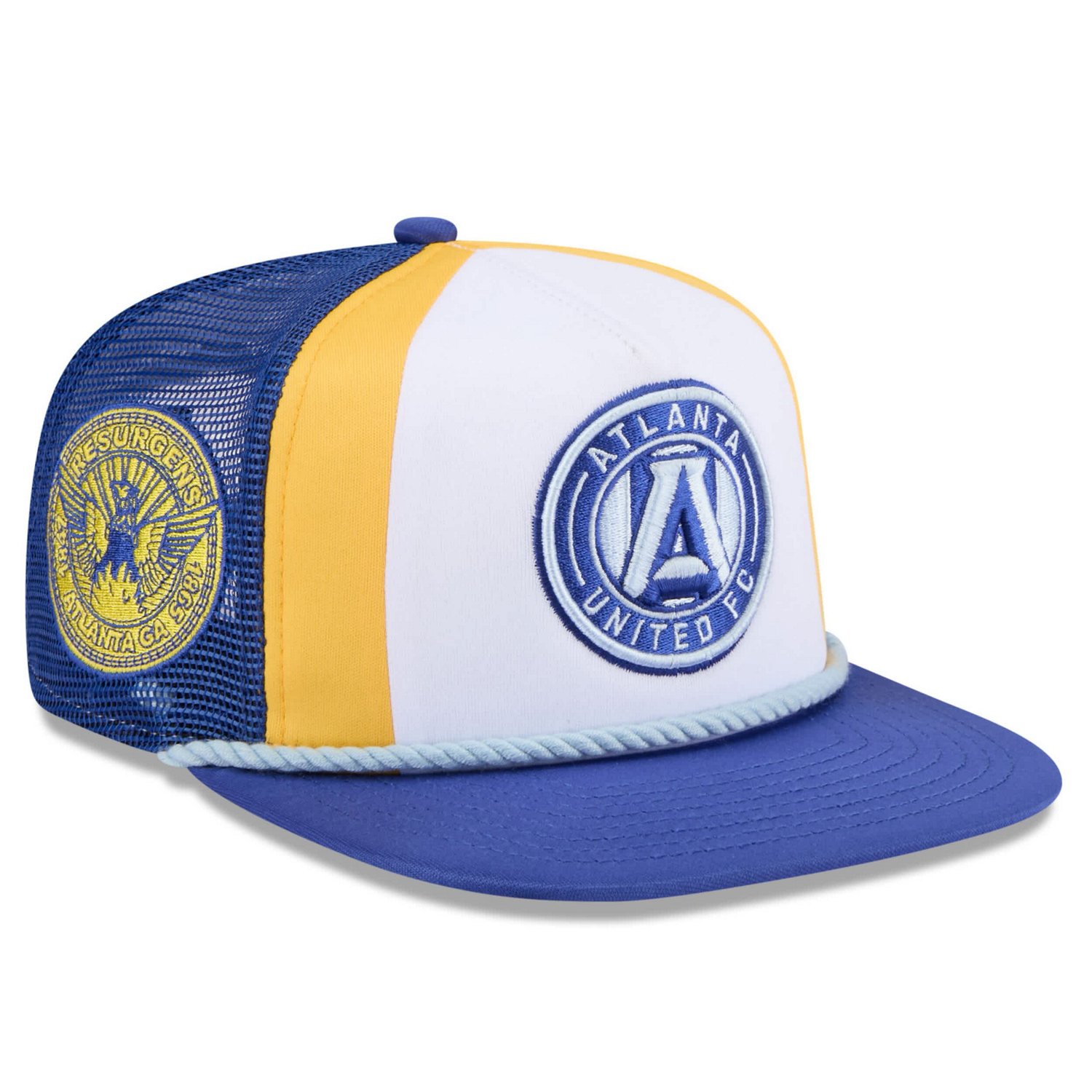 New Era Atlanta United FC 2024 Jersey Hook A-Frame Trucker 9FIFTY Snapback Hat