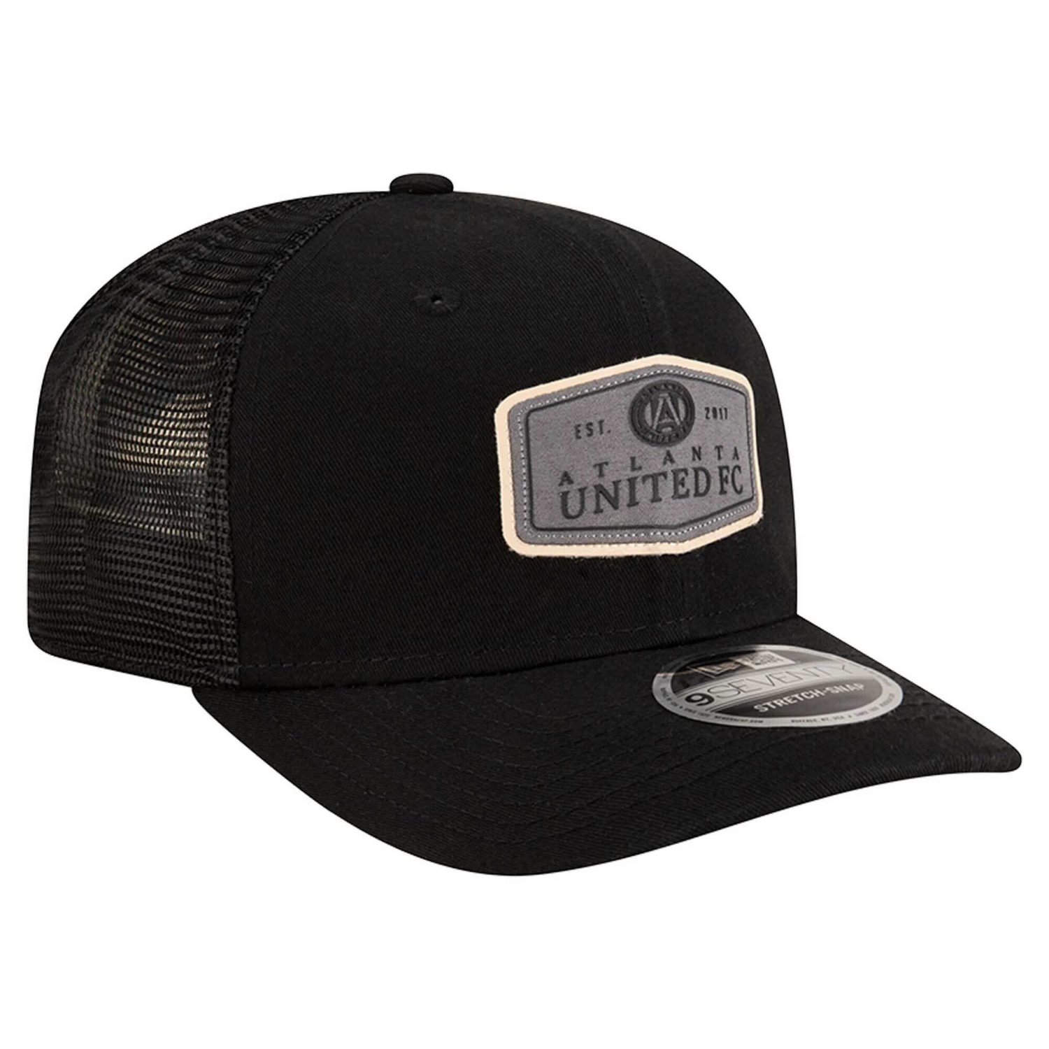 New Era Atlanta United FC Labeled 9SEVENTY Trucker Stretch-Snap Adjustable Hat                                                   - view number 3