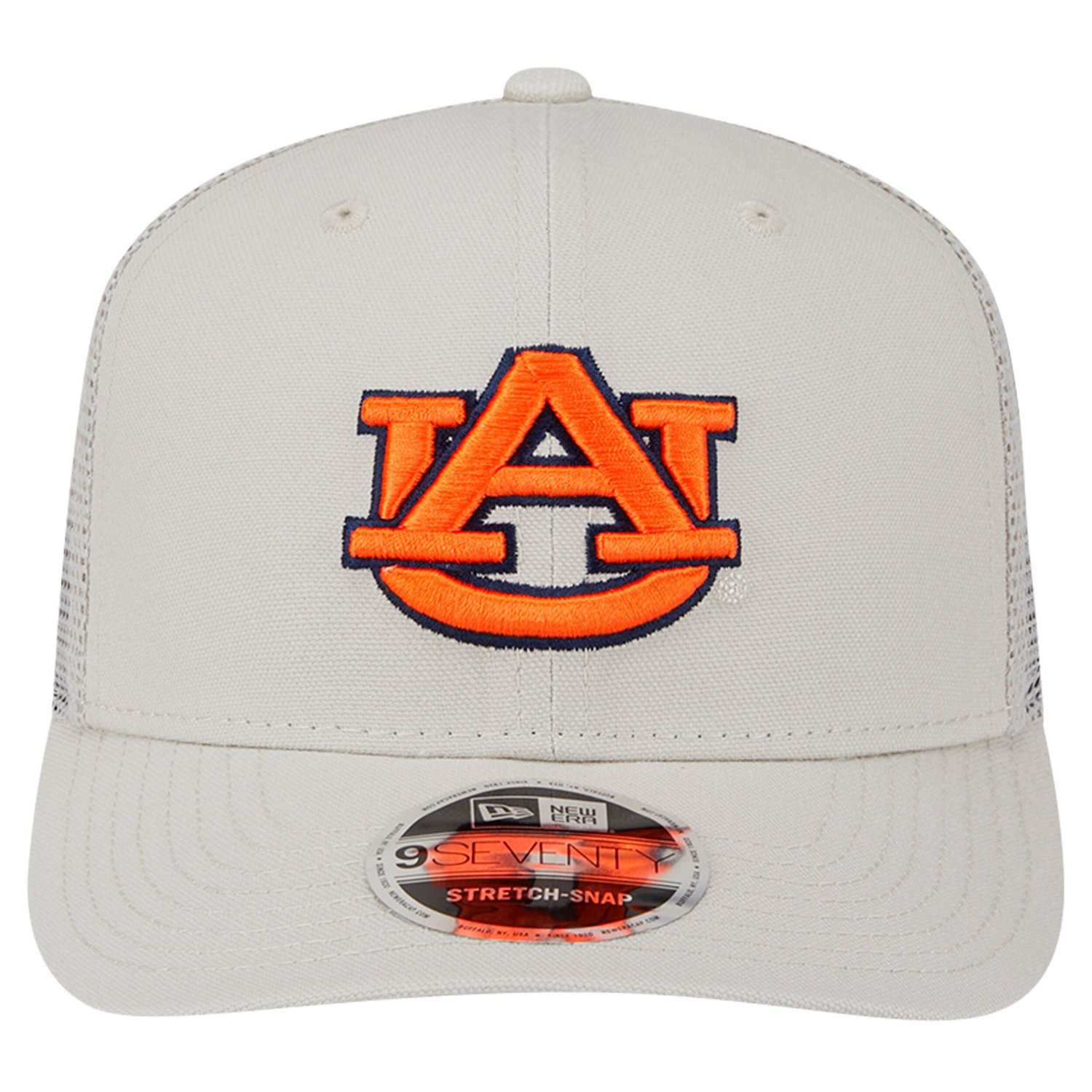 New Era Auburn Tigers Canvas 9SEVENTY Stretch-Snap Adjustable Hat                                                                - view number 2