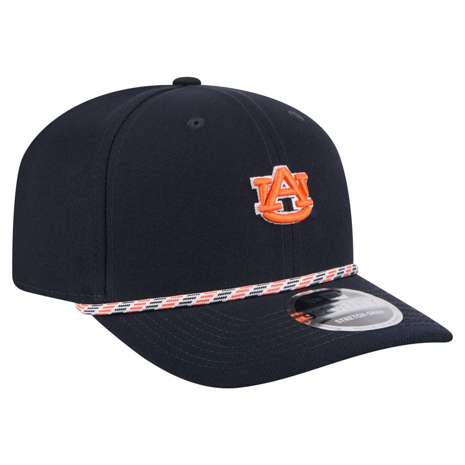 New Era Auburn Tigers Game Day Multi-Rope 9SEVENTY Stretch-Snap Hat