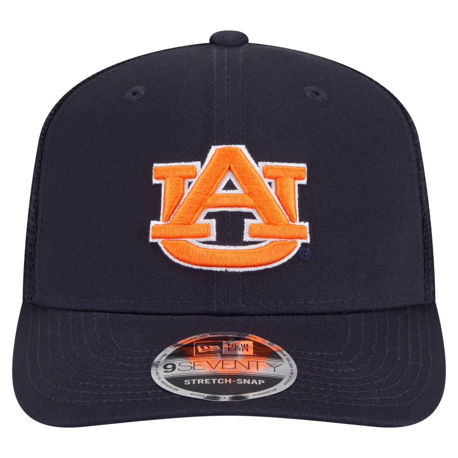 New Era Auburn Tigers Primary 9SEVENTY Trucker Stretch-Snap Hat - view number 2