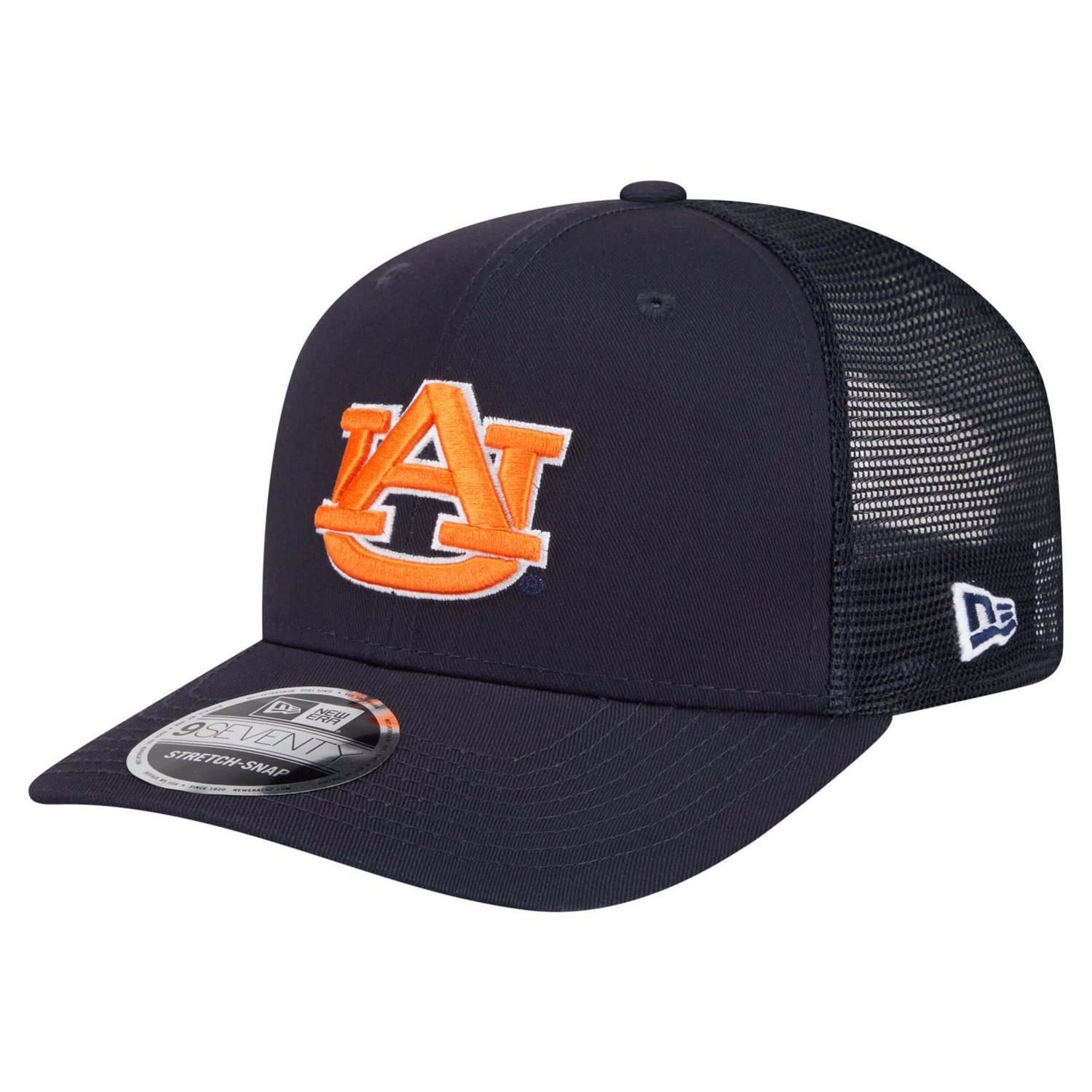 New Era Auburn Tigers Primary 9SEVENTY Trucker Stretch-Snap Hat