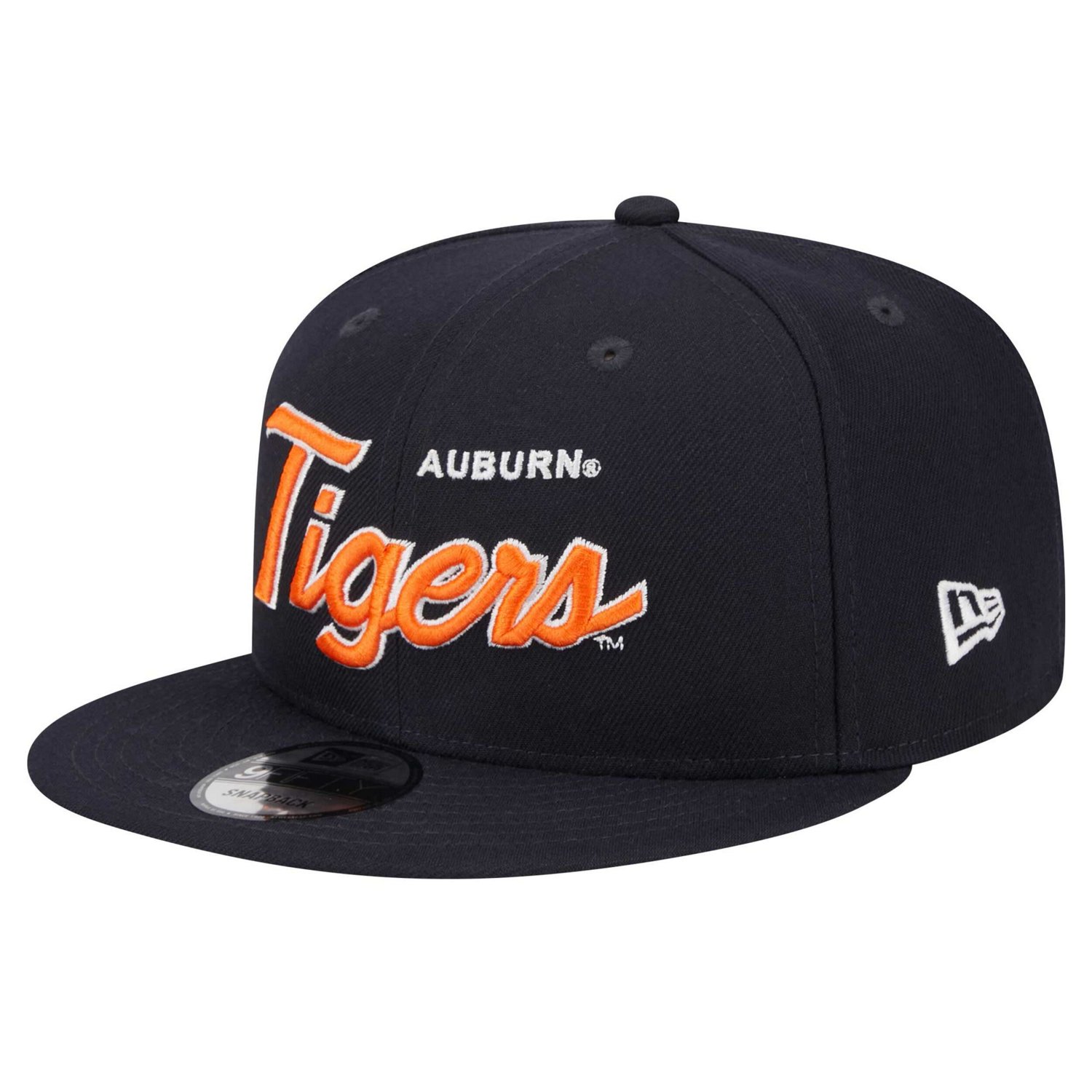 New Era Auburn Tigers Team Script 9FIFTY Snapback Hat - view number 3