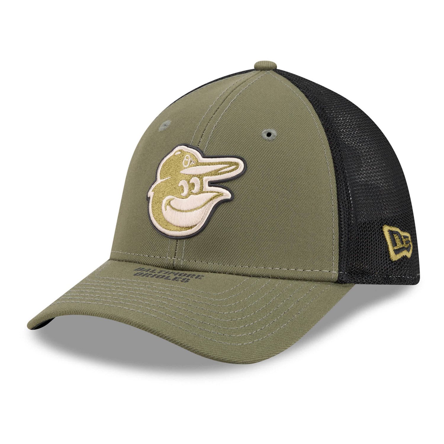 New Era Baltimore Orioles 2026 Armed Forces Day 39THIRTY M-Crown Flex Hat - view number 3