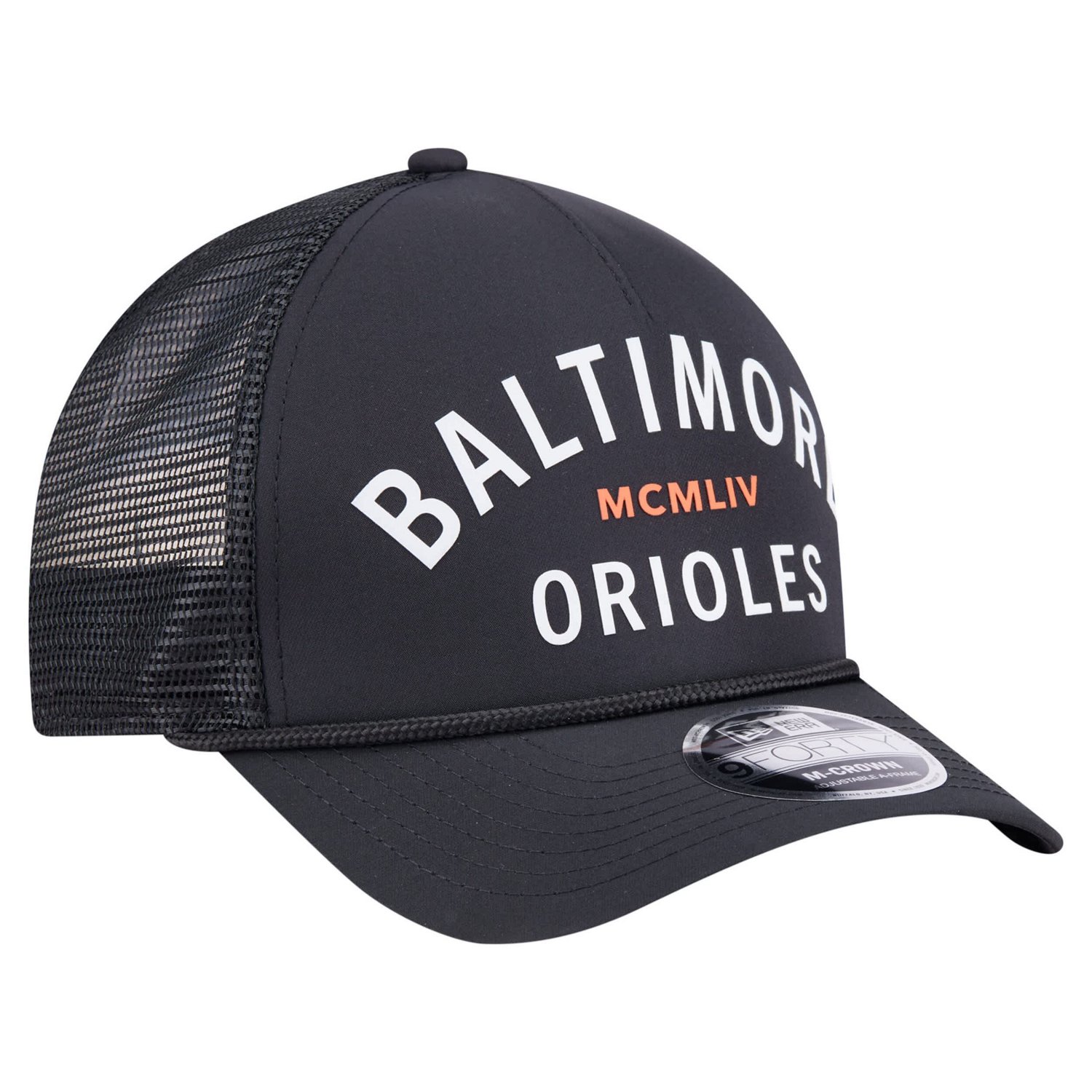 New Era Baltimore Orioles Minimalist 9FORTY A-Frame Adjustable Hat - view number 3