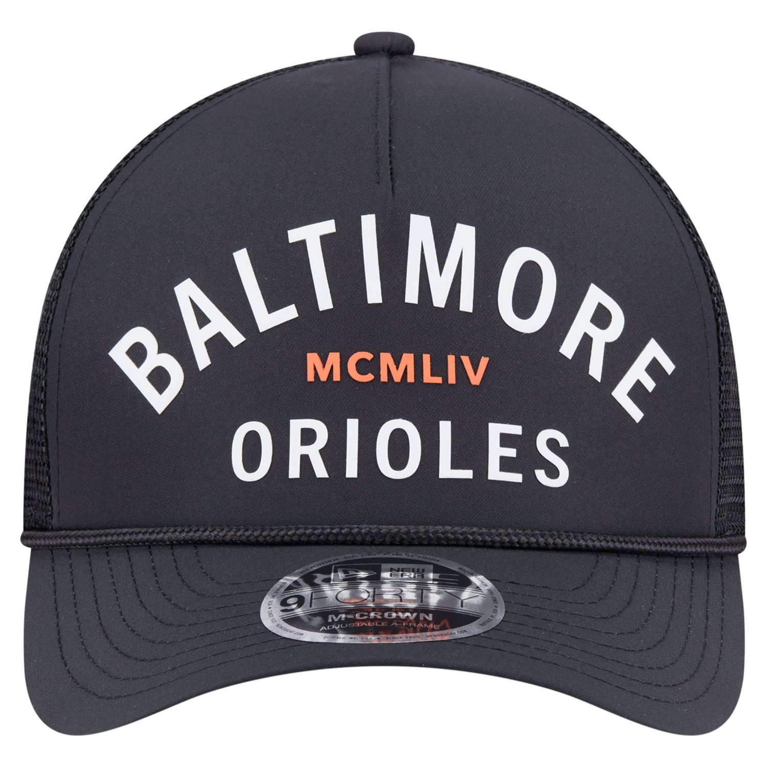 New Era Baltimore Orioles Minimalist 9FORTY A-Frame Adjustable Hat - view number 2