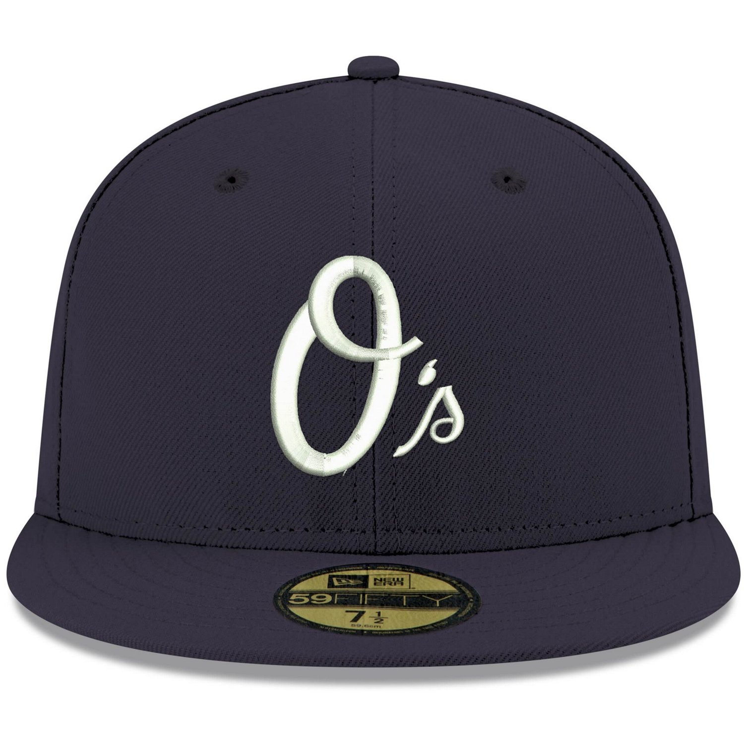 New Era Baltimore Orioles White Logo 59FIFTY Fitted Hat - view number 2