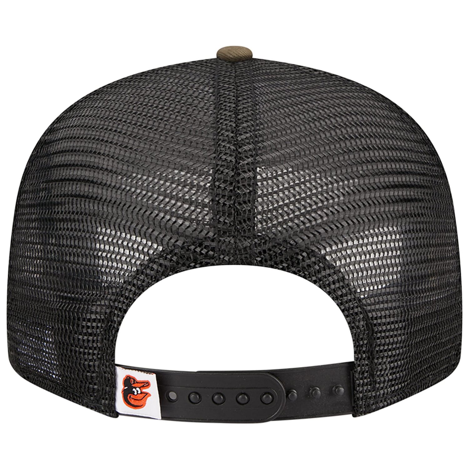 New Era Baltimore Orioles Woodland Trucker 9FIFTY Snapback Hat - view number 4