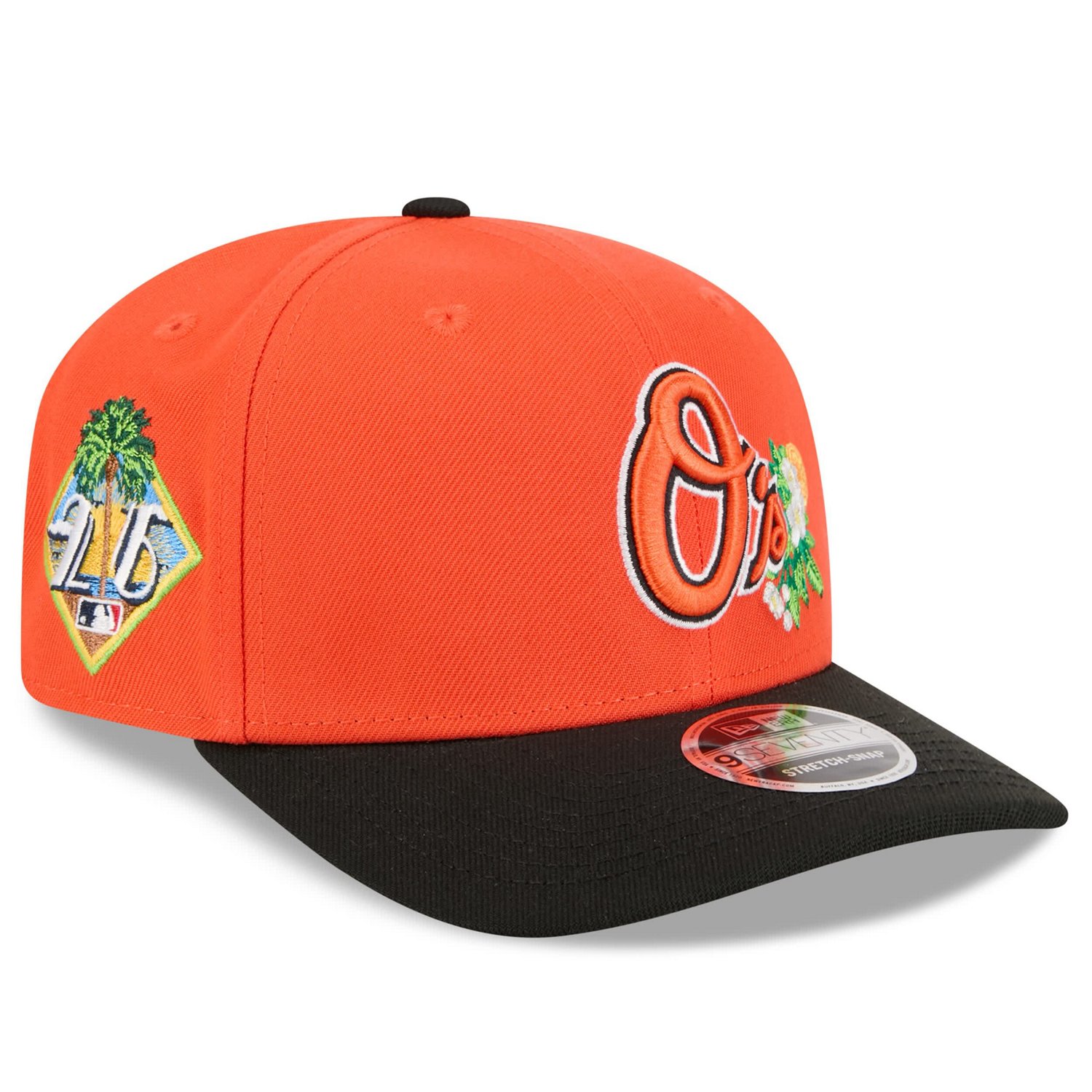 New Era Black Baltimore Orioles 2026 Spring Training 9SEVENTY Adjustable Hat