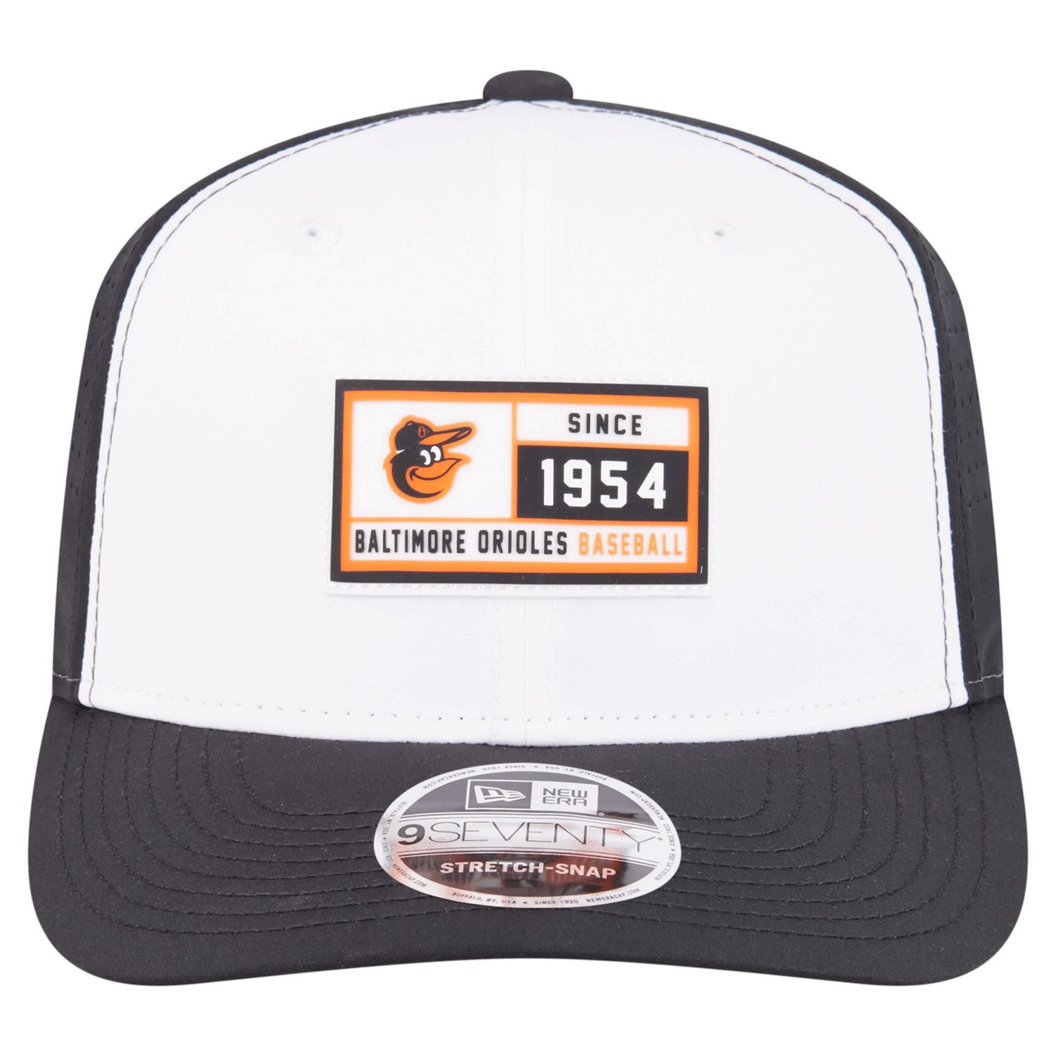 New Era Black Baltimore Orioles Established Patch 9SEVENTY Adjustable Hat - view number 2
