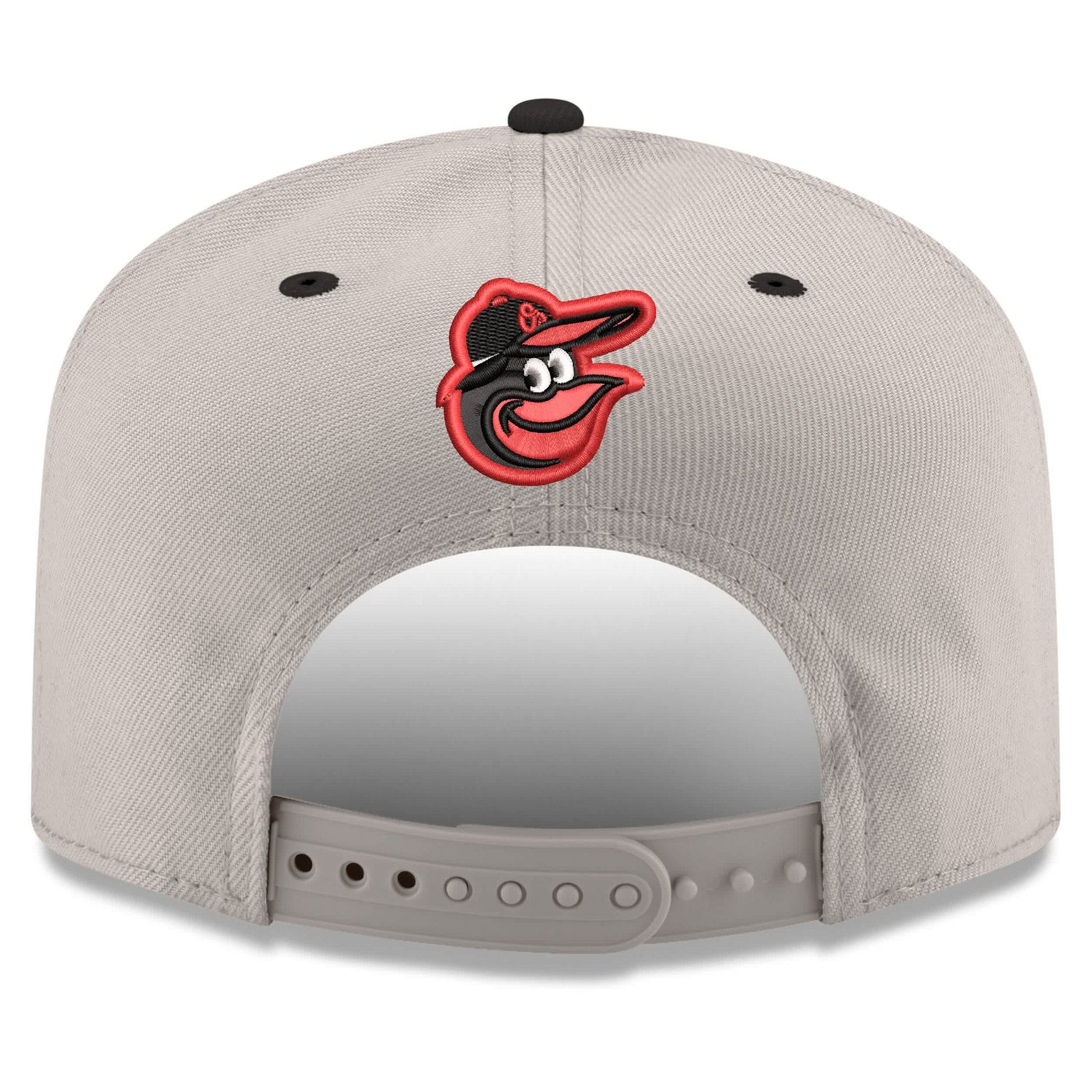 New Era Black Baltimore Orioles Upside Down City Name A-Frame 9FIFTY Snapback Hat - view number 4