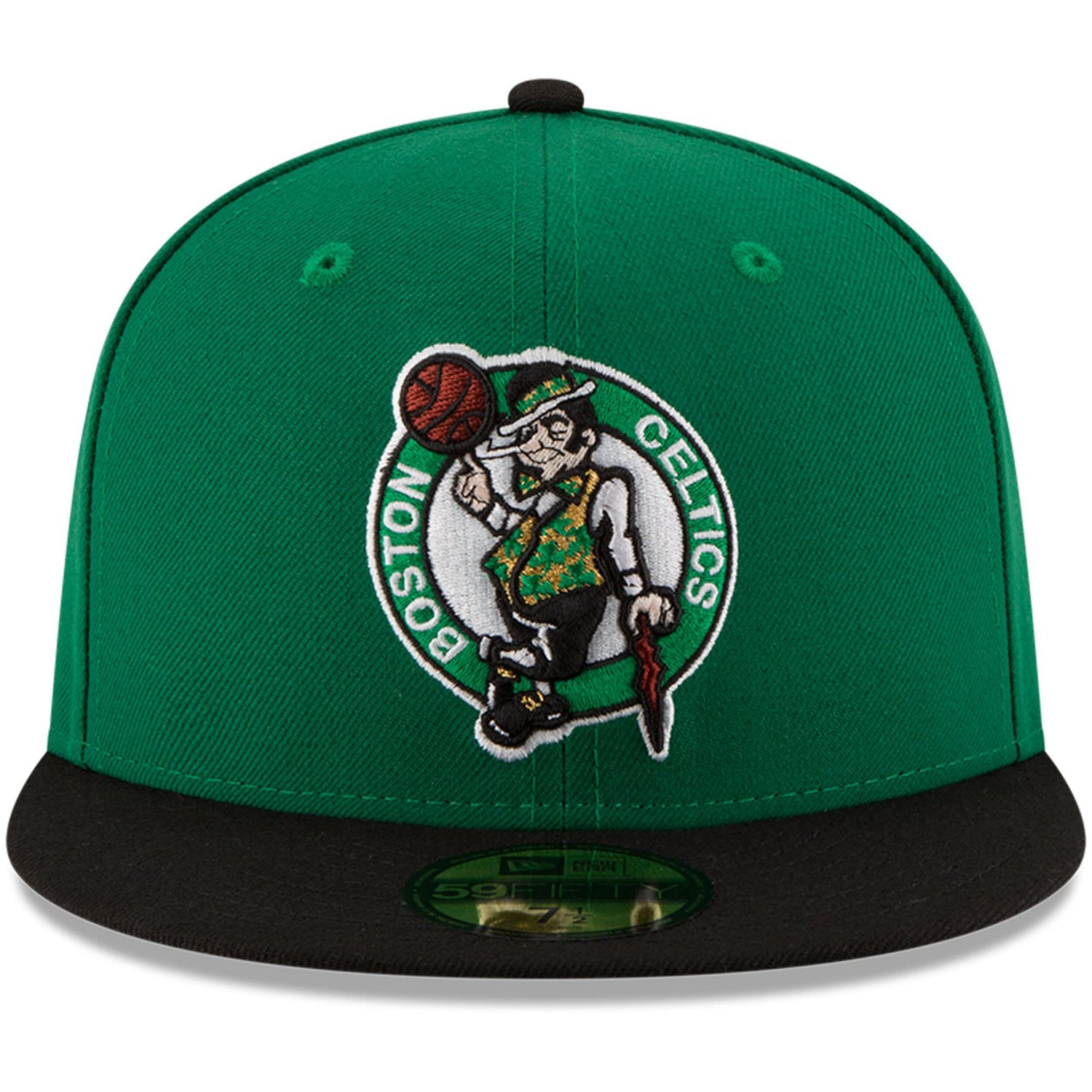 New Era /Black Boston Celtics Official Team Color 2Tone 59FIFTY Fitted Hat - view number 2