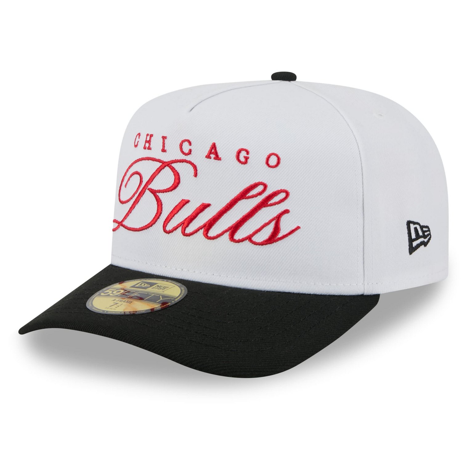 New Era Black Chicago Bulls 2025 NBA Draft A-Frame 59FIFTY Fitted Hat - view number 3