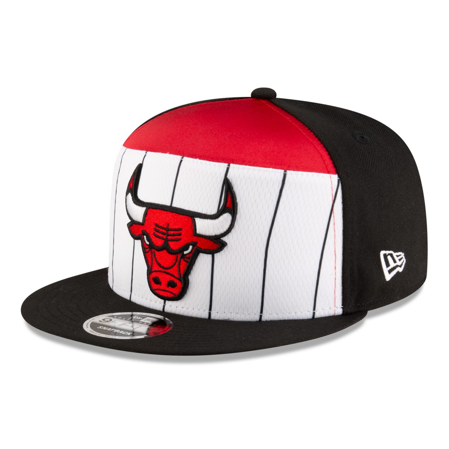 New Era Black Chicago Bulls 2025 NBA Tip Off Split Panel 9FIFTY Snapback Hat - view number 3