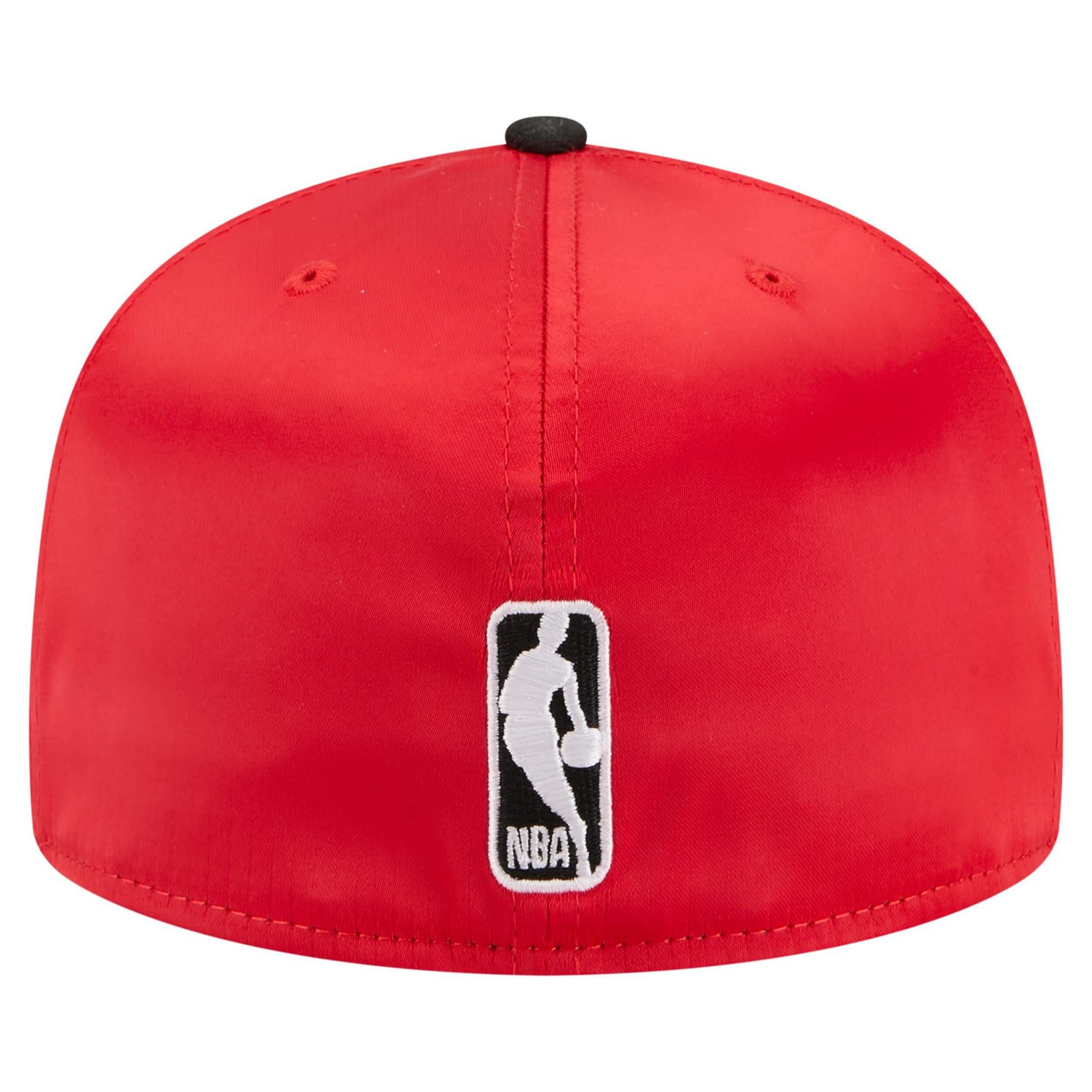 New Era Black Chicago Bulls Satin Two-Tone 59FIFTY Fitted Hat - view number 4