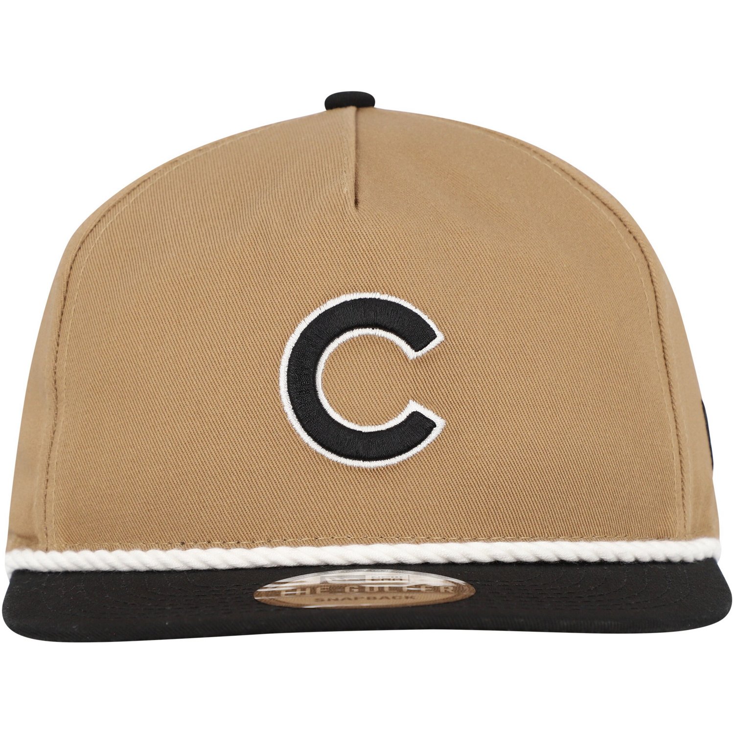 New Era Black Chicago Cubs Golfer Snapback Hat