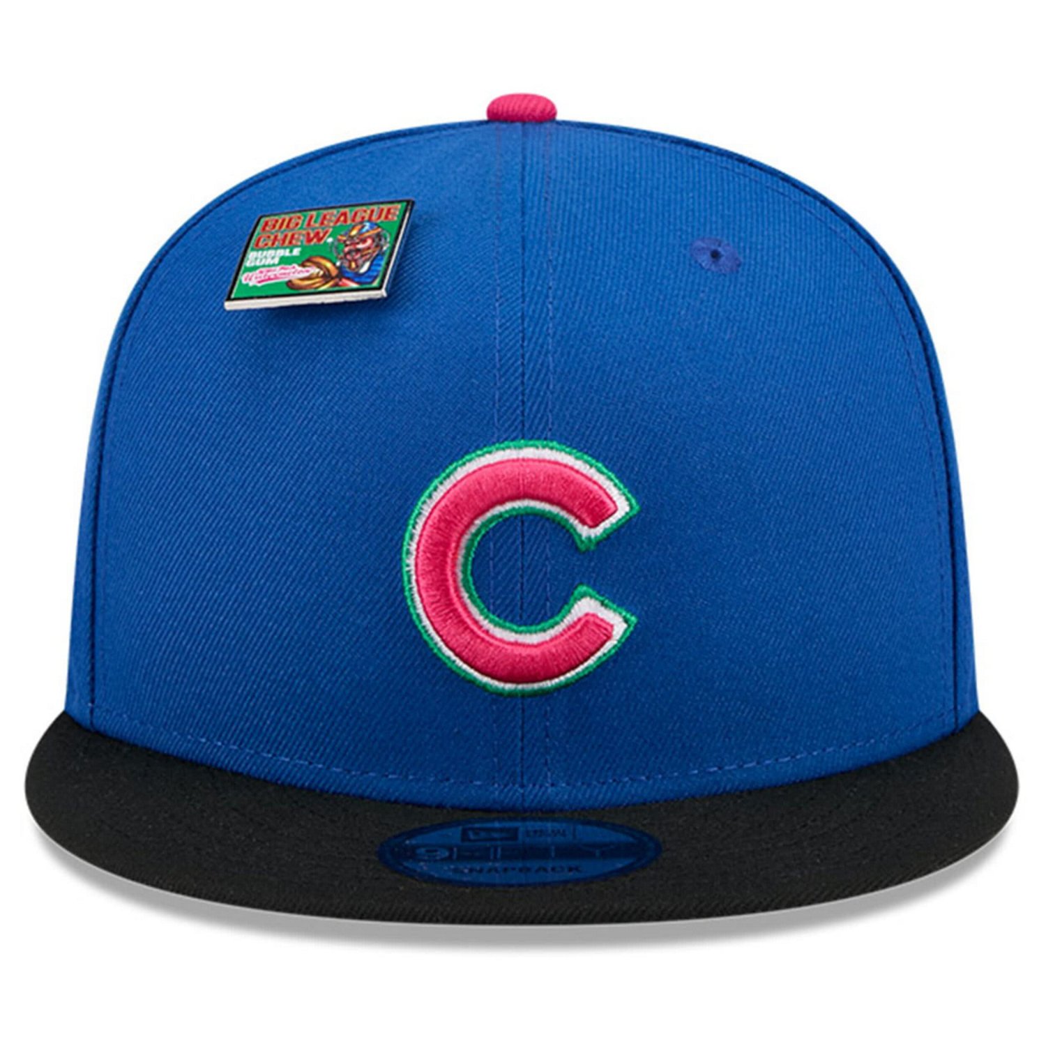 New Era /Black Chicago Cubs Watermelon Big League Chew Flavor Pack 9FIFTY Snapback Hat                                           - view number 2