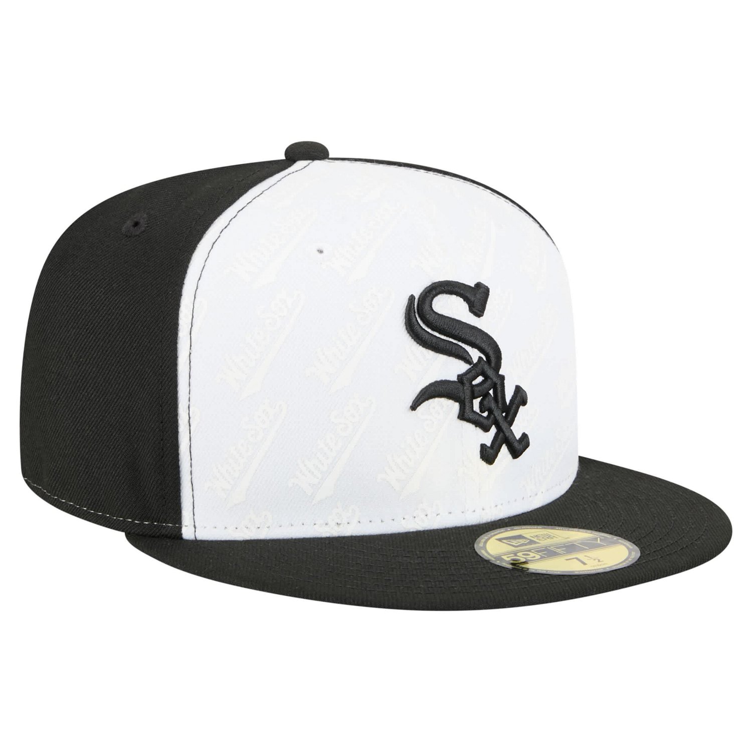 New Era Black Chicago Sox Repeat 59FIFTY Fitted Hat