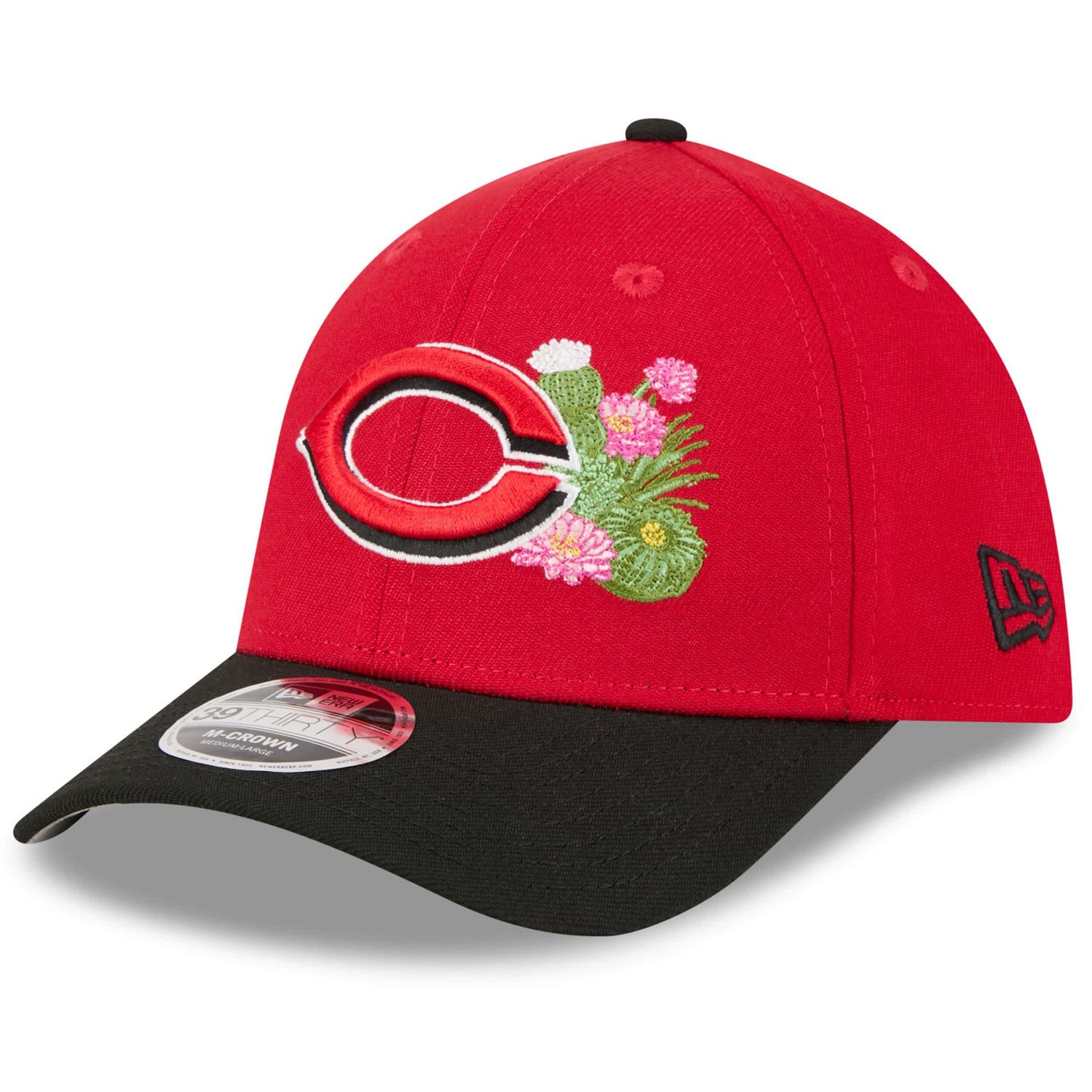 New Era Black Cincinnati s 2026 Spring Training M-Crown 39THIRTY Flex Hat - view number 3
