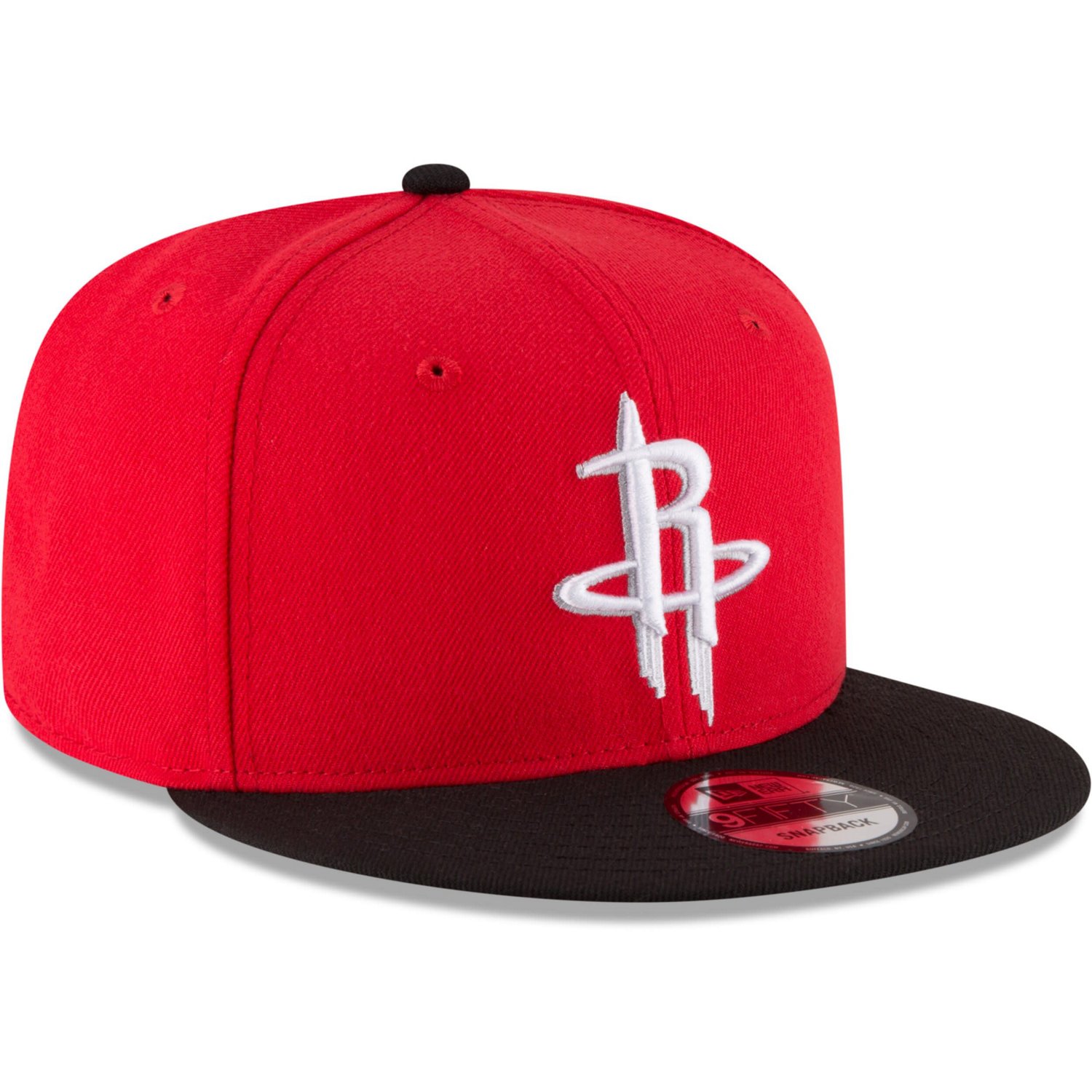 New Era Black Houston Rockets Two-Tone 9FIFTY Adjustable Hat - view number 3